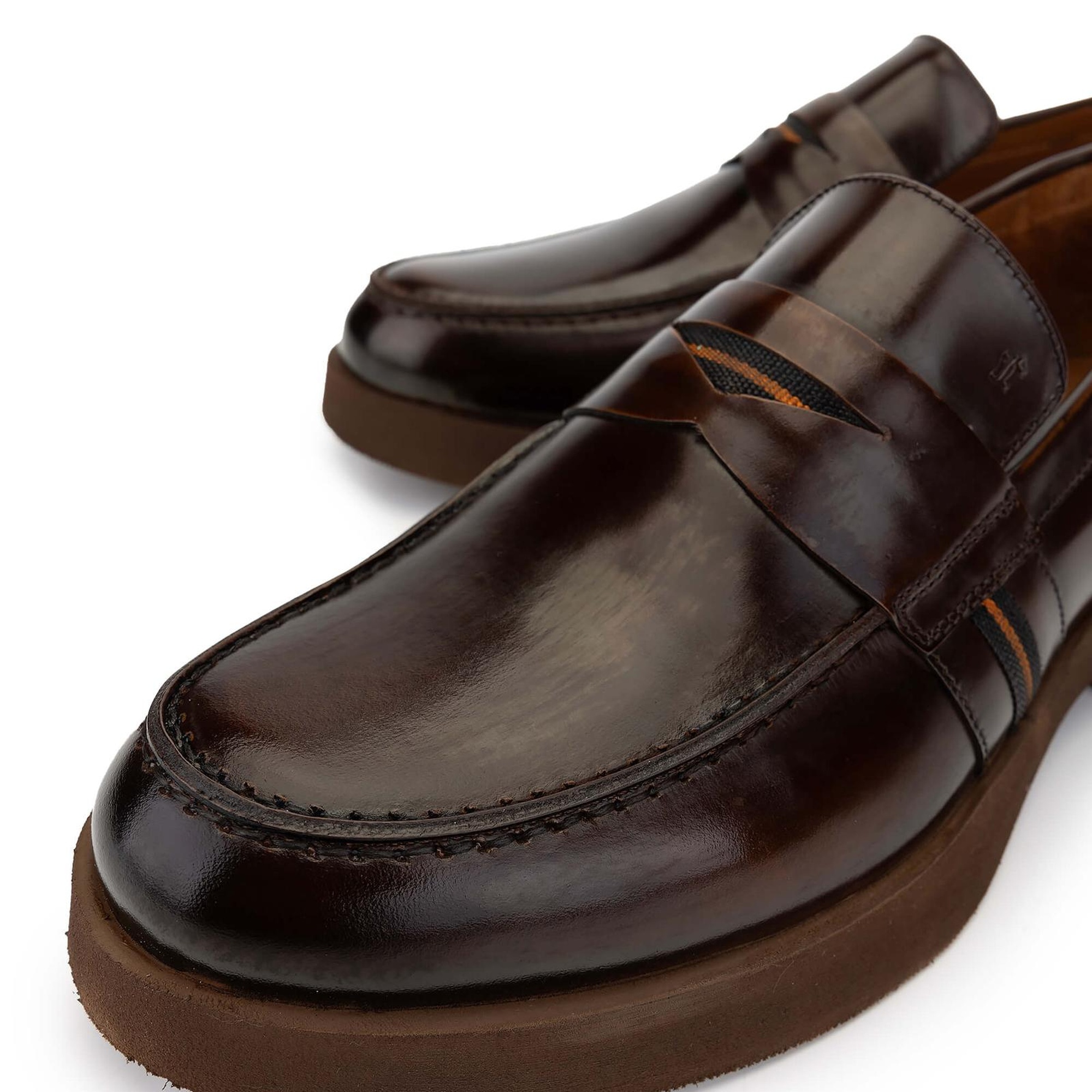 Tamer Tanca Erkek Hakiki Deri Taba Loafer Ayakkabı