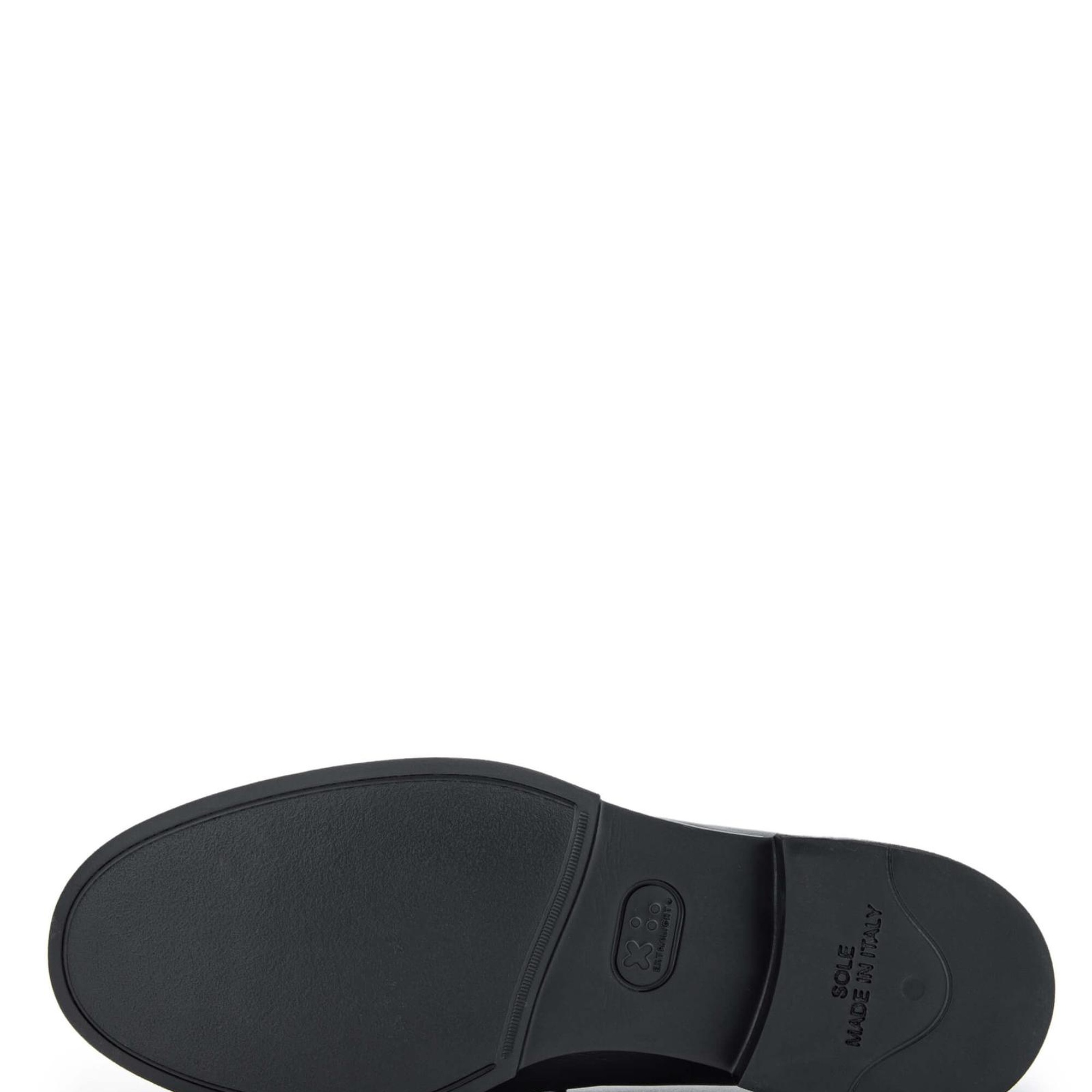 Tamer Tanca Erkek Hakiki Deri Siyah Yılan Loafer Ayakkabı