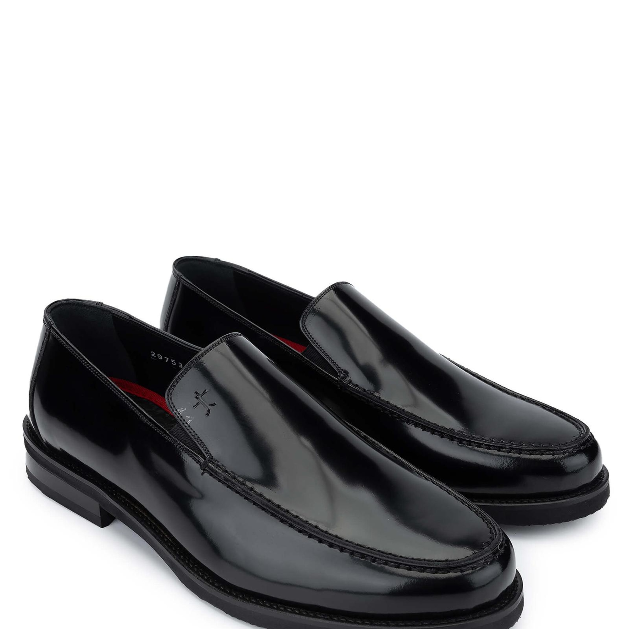 Tamer Tanca Erkek Hakiki Deri Siyah Açma Loafer Ayakkabı