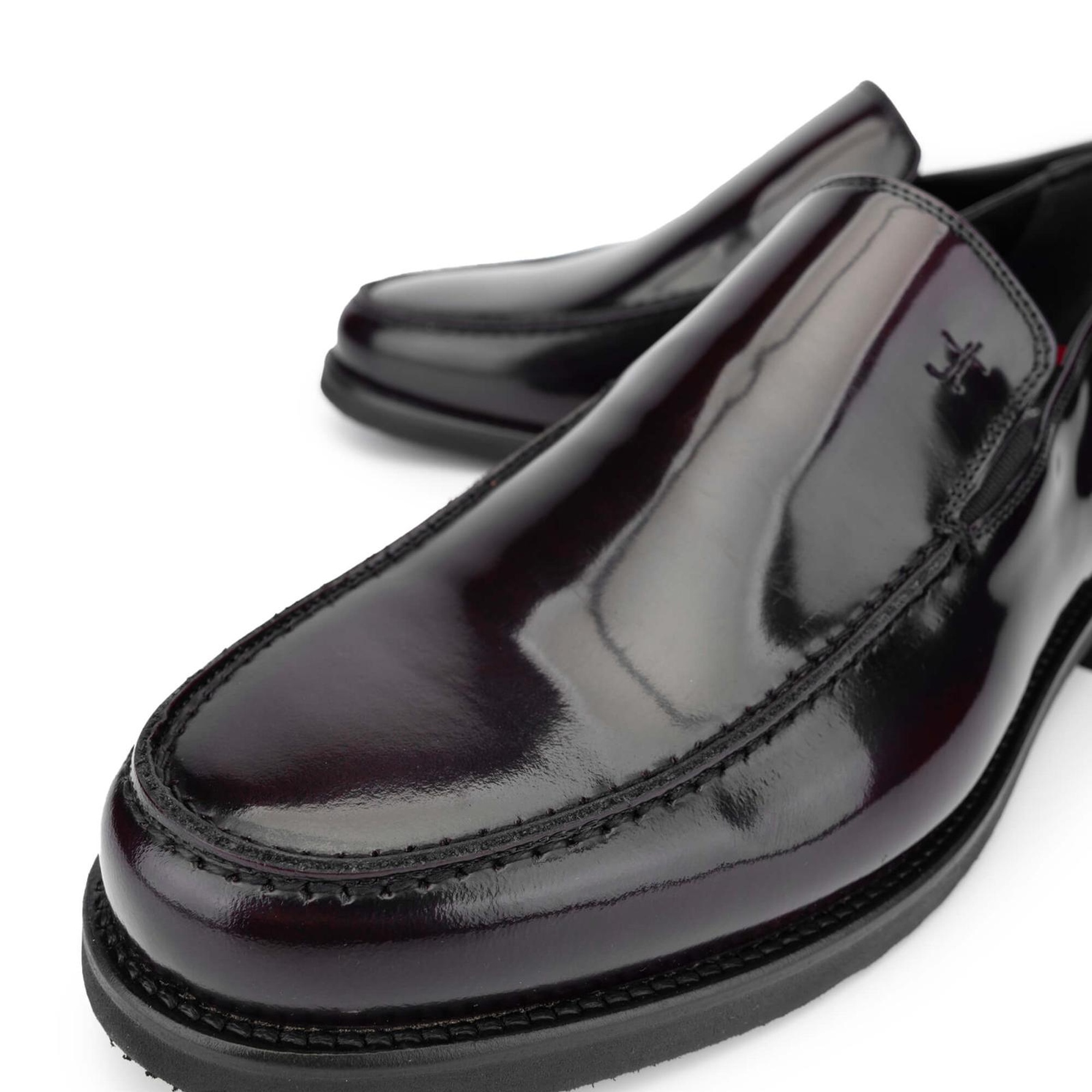 Tamer Tanca Erkek Hakiki Deri Bordo Açma Loafer Ayakkabı