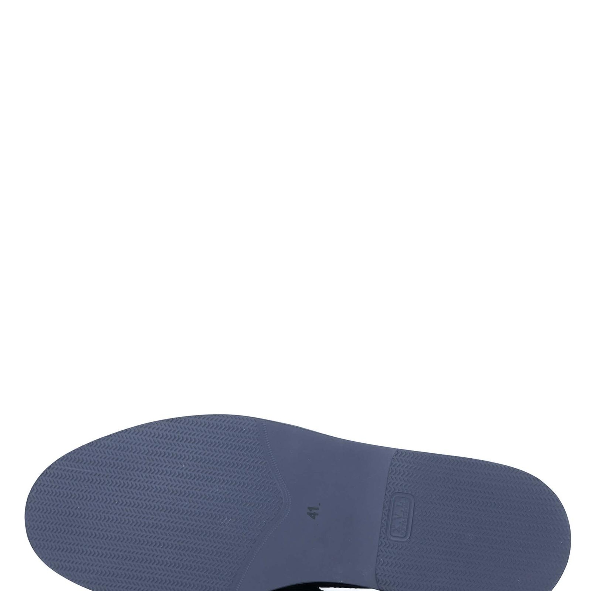 Tamer Tanca Erkek Hakiki Deri Lacivert Loafer Ayakkabı