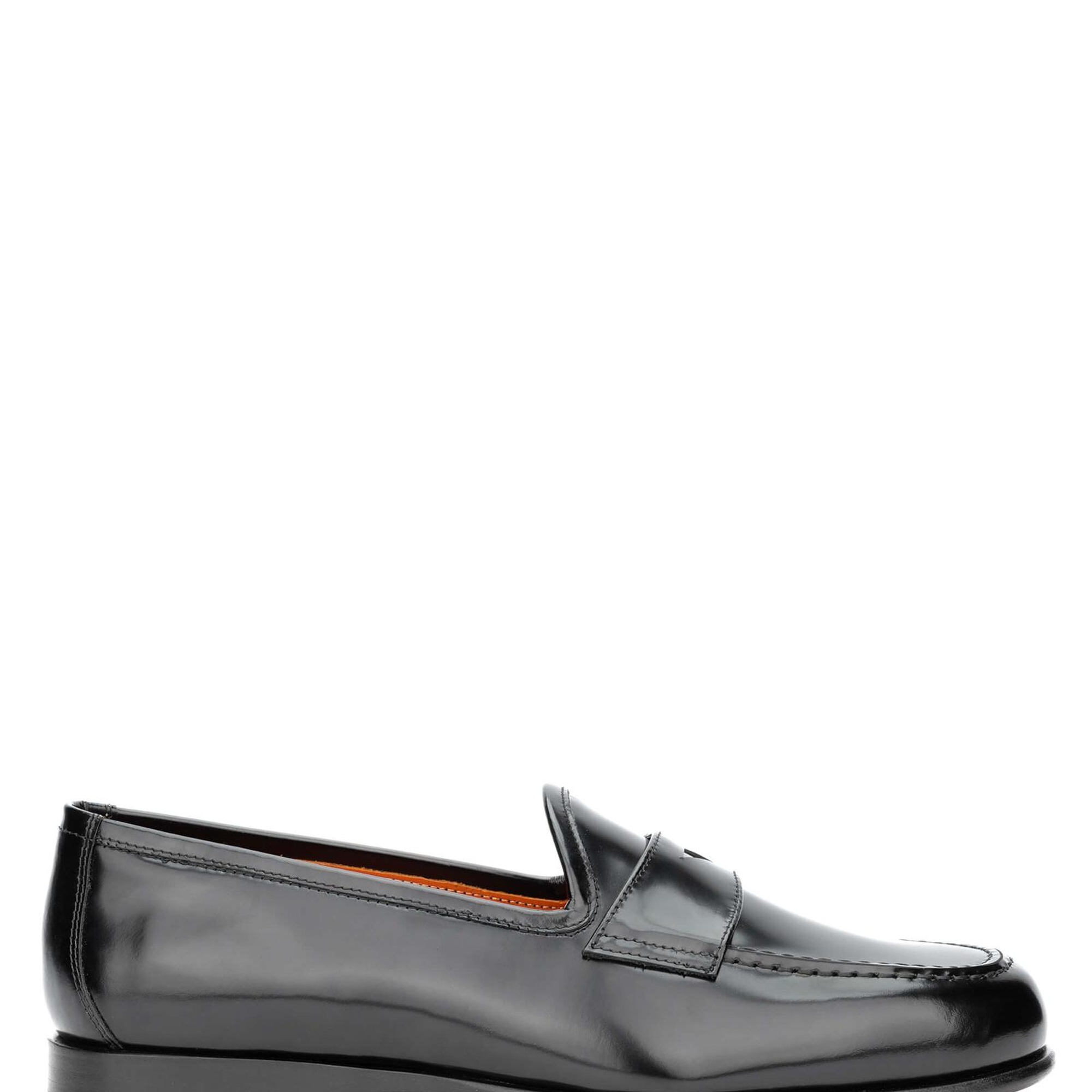 Tamer Tanca Erkek Hakiki Deri Siyah Açma Loafer Ayakkabı