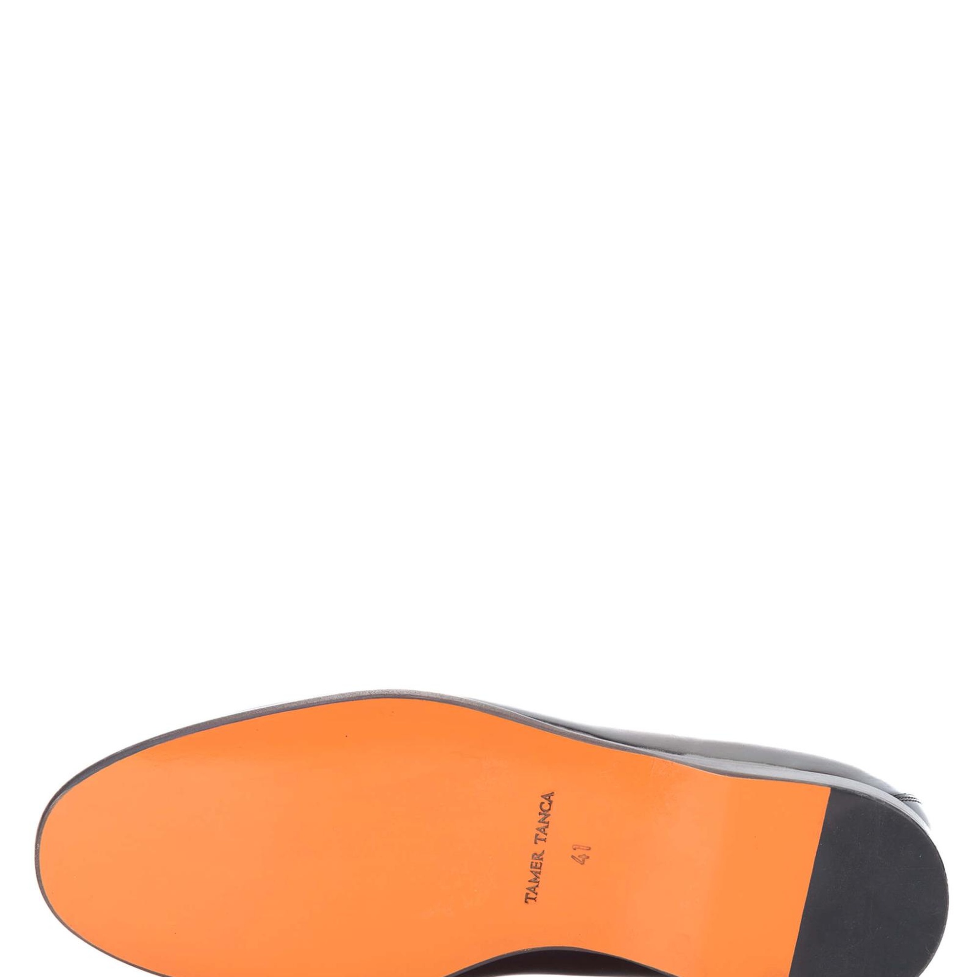 Tamer Tanca Erkek Hakiki Deri Kahverengi Loafer Ayakkabı