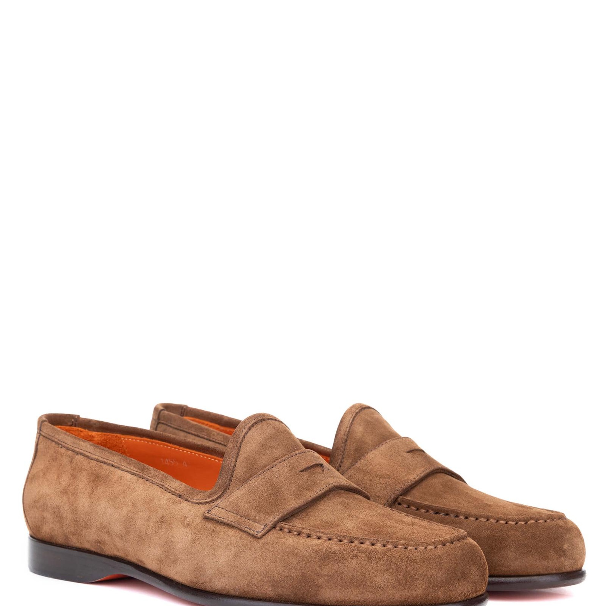 Tamer Tanca Erkek Hakiki Deri Tütün Süet Loafer Ayakkabı