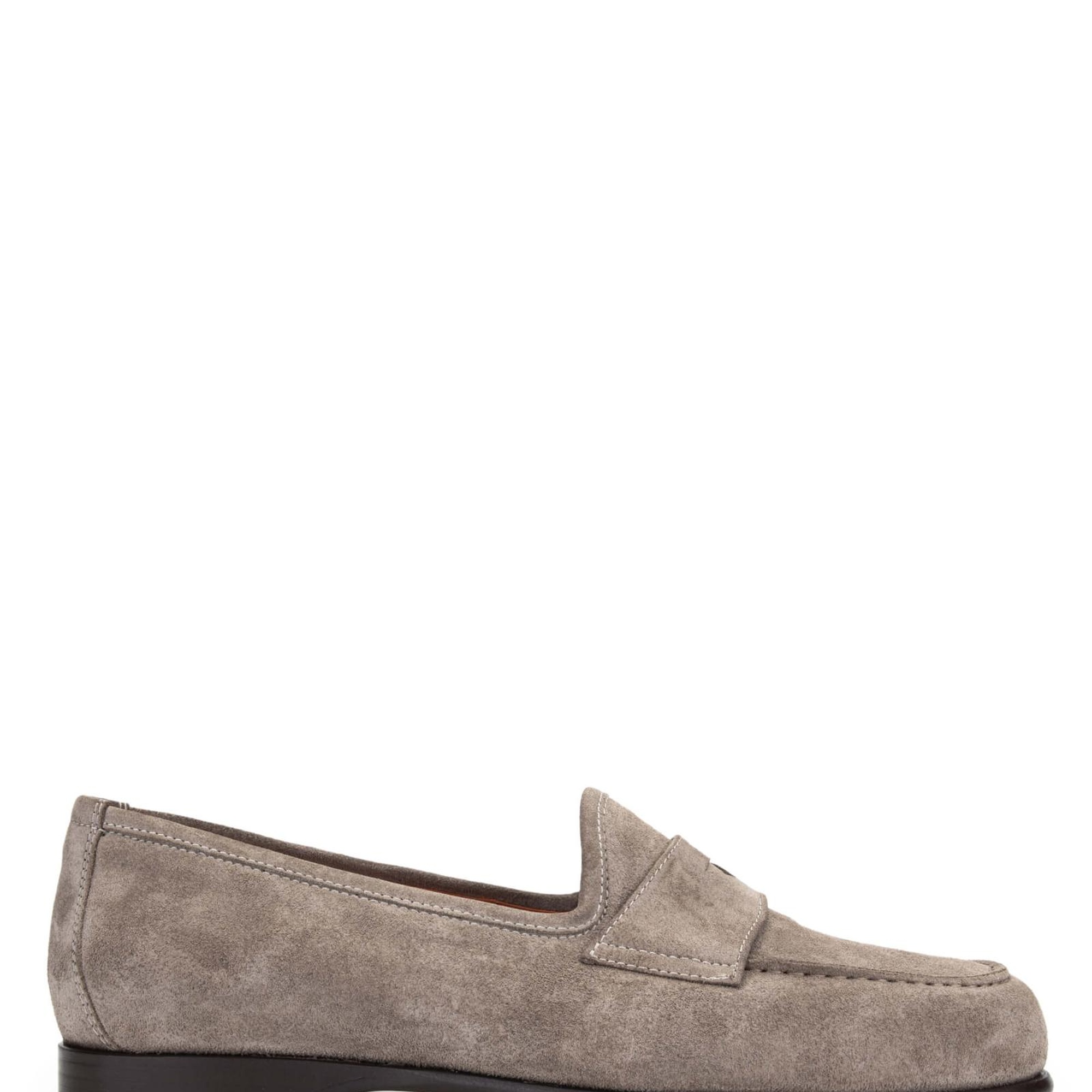 Tamer Tanca Erkek Hakiki Deri Bej Loafer Ayakkabı