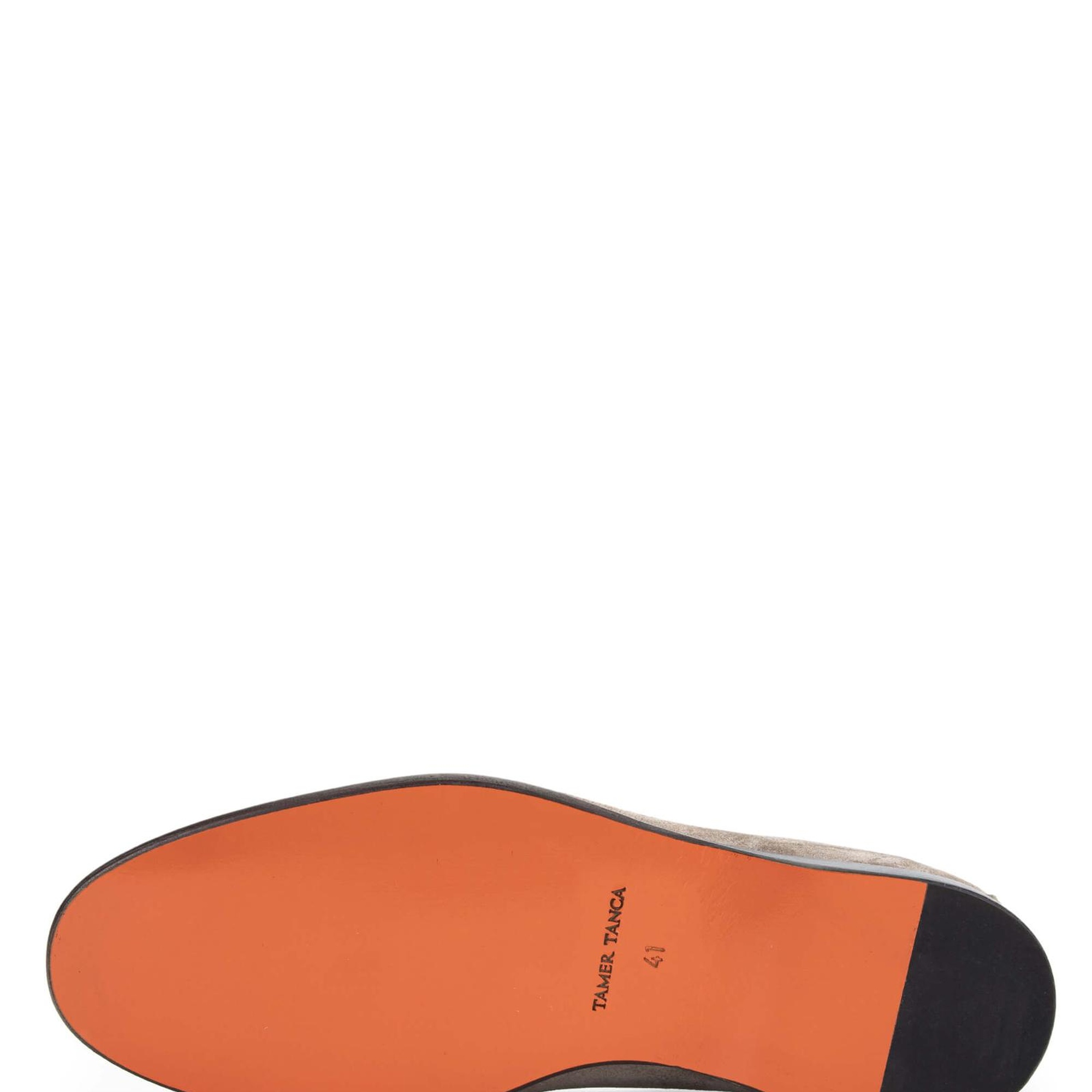 Tamer Tanca Erkek Hakiki Deri Bej Loafer Ayakkabı