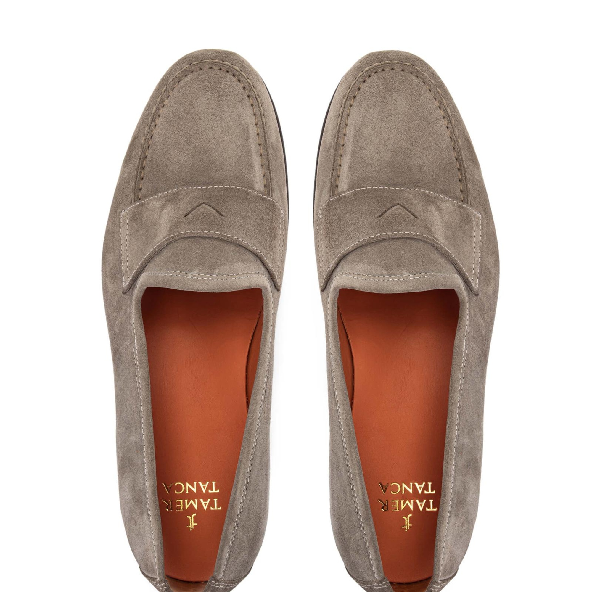 Tamer Tanca Erkek Hakiki Deri Bej Loafer Ayakkabı