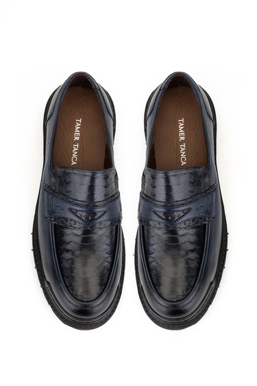  Tamer Tanca Erkek Hakiki Deri Loafer Ayakkabı