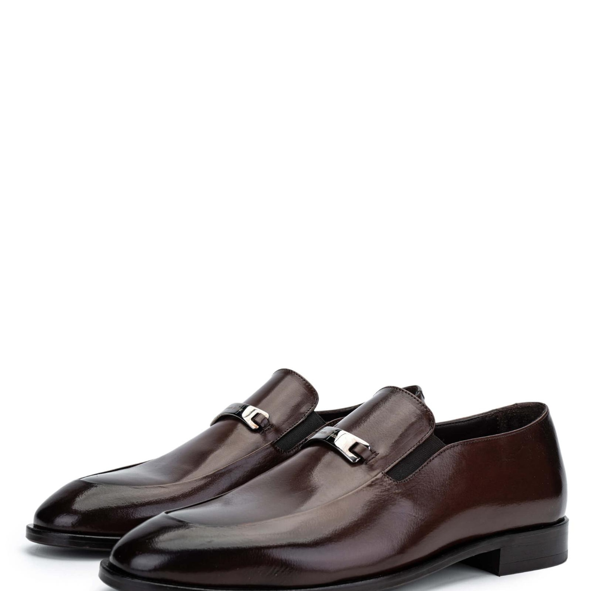 Tamer Tanca Erkek Hakiki Deri Taba Bufalo Loafer Ayakkabı