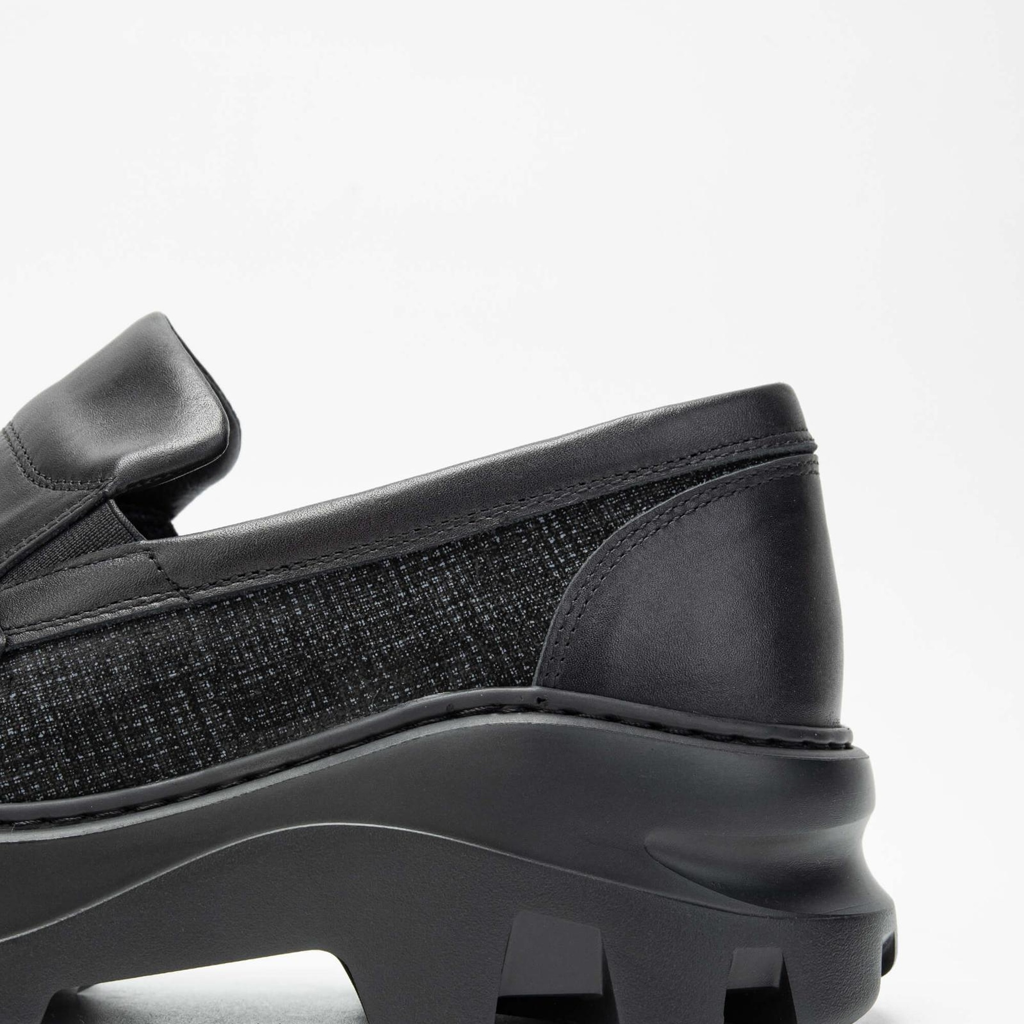 Tamer Tanca Erkek Hakiki Deri Siyah Loafer Ayakkabı