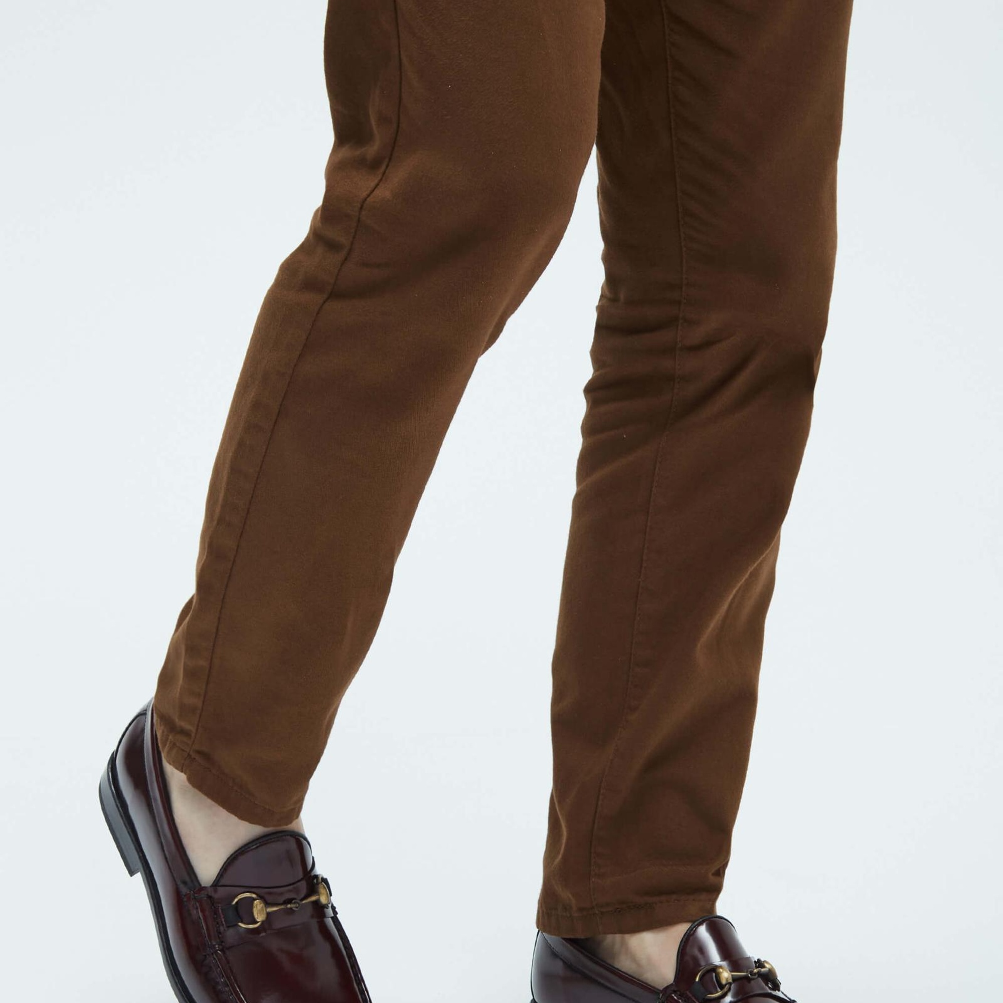 Tamer Tanca Erkek Hakiki Deri Bordo Mokasen & Loafer Ayakkabı