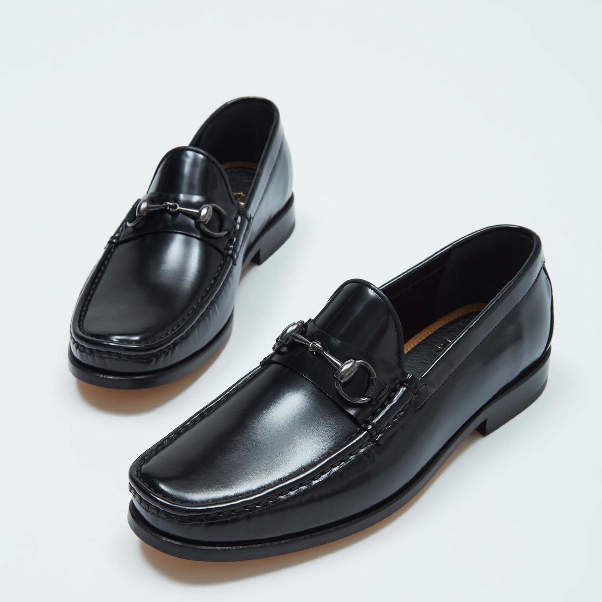 Tamer Tanca Erkek Hakiki Deri Siyah Açma Mokasen & Loafer Ayakkabı