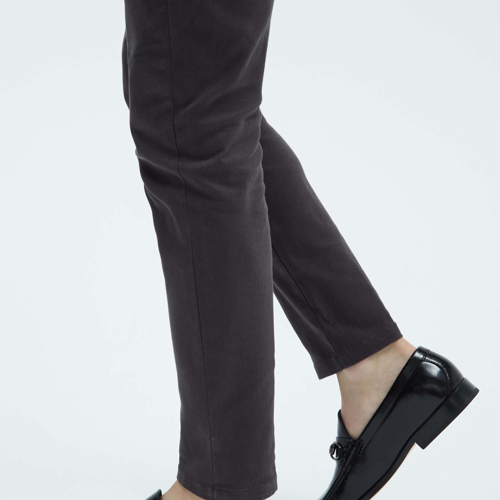 Tamer Tanca Erkek Hakiki Deri Siyah Açma Mokasen & Loafer Ayakkabı