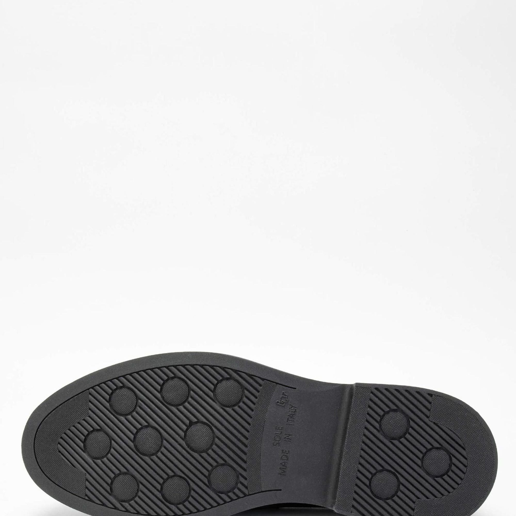 Tamer Tanca Erkek Hakiki Deri Siyah Loafer Ayakkabı