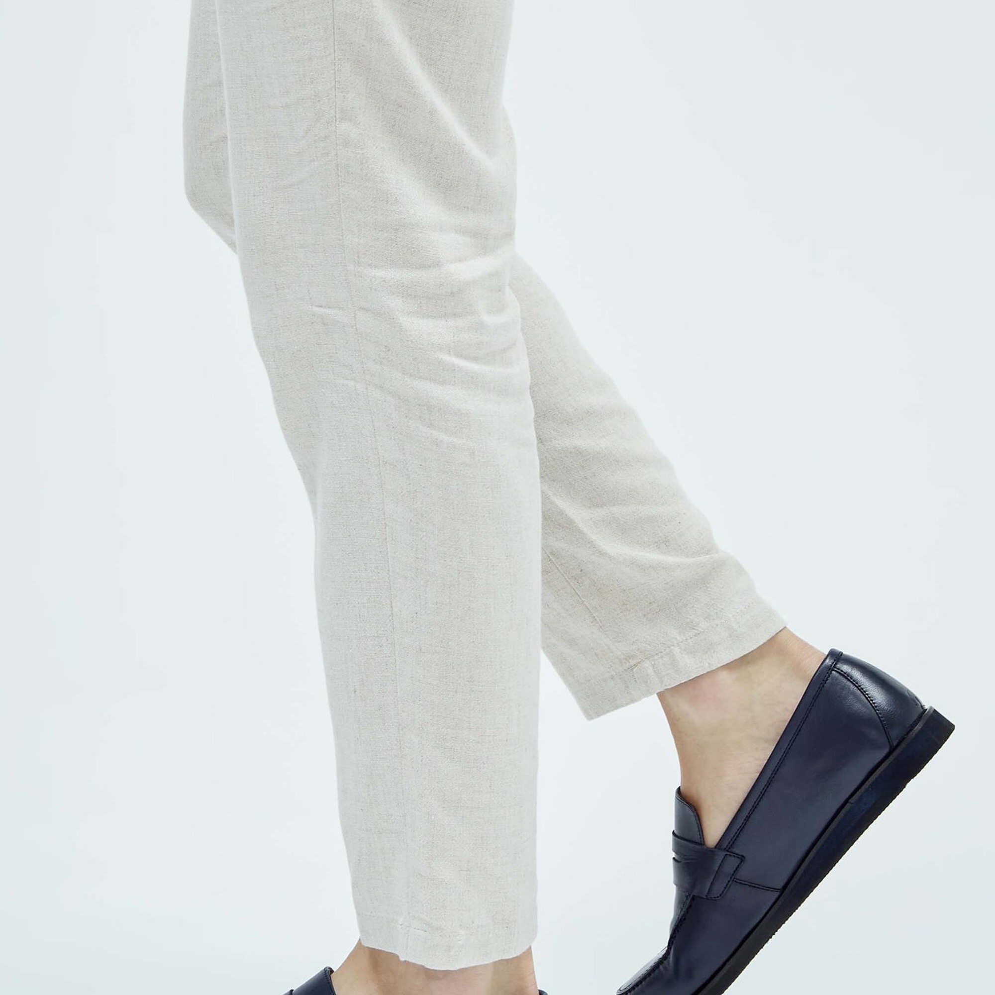 Tamer Tanca Erkek Hakiki Deri Lacivert Loafer Ayakkabı