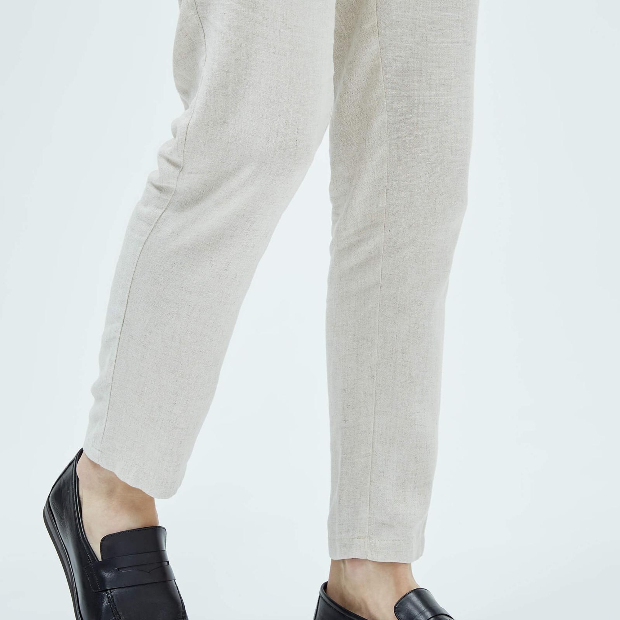 Tamer Tanca Erkek Hakiki Deri Siyah Loafer Ayakkabı