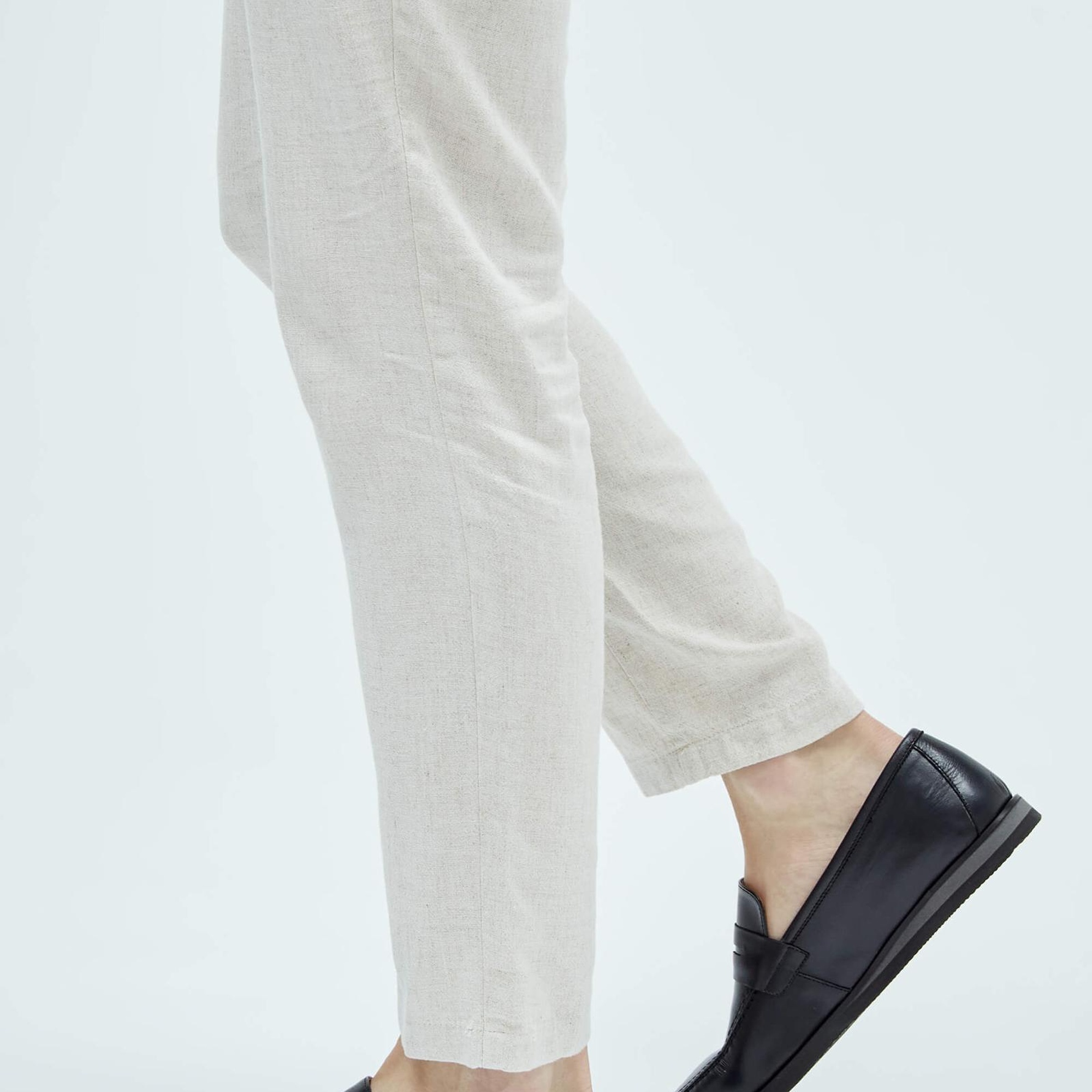 Tamer Tanca Erkek Hakiki Deri Siyah Loafer Ayakkabı