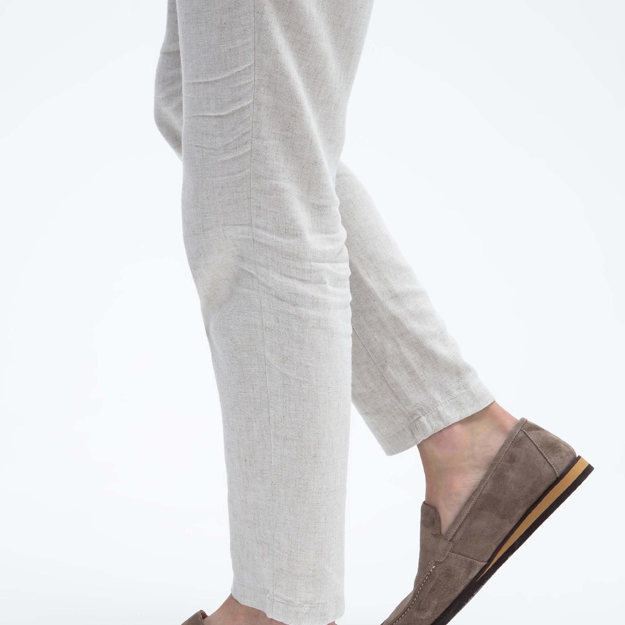 Tamer Tanca Erkek Hakiki Deri Taş süet Loafer Ayakkabı