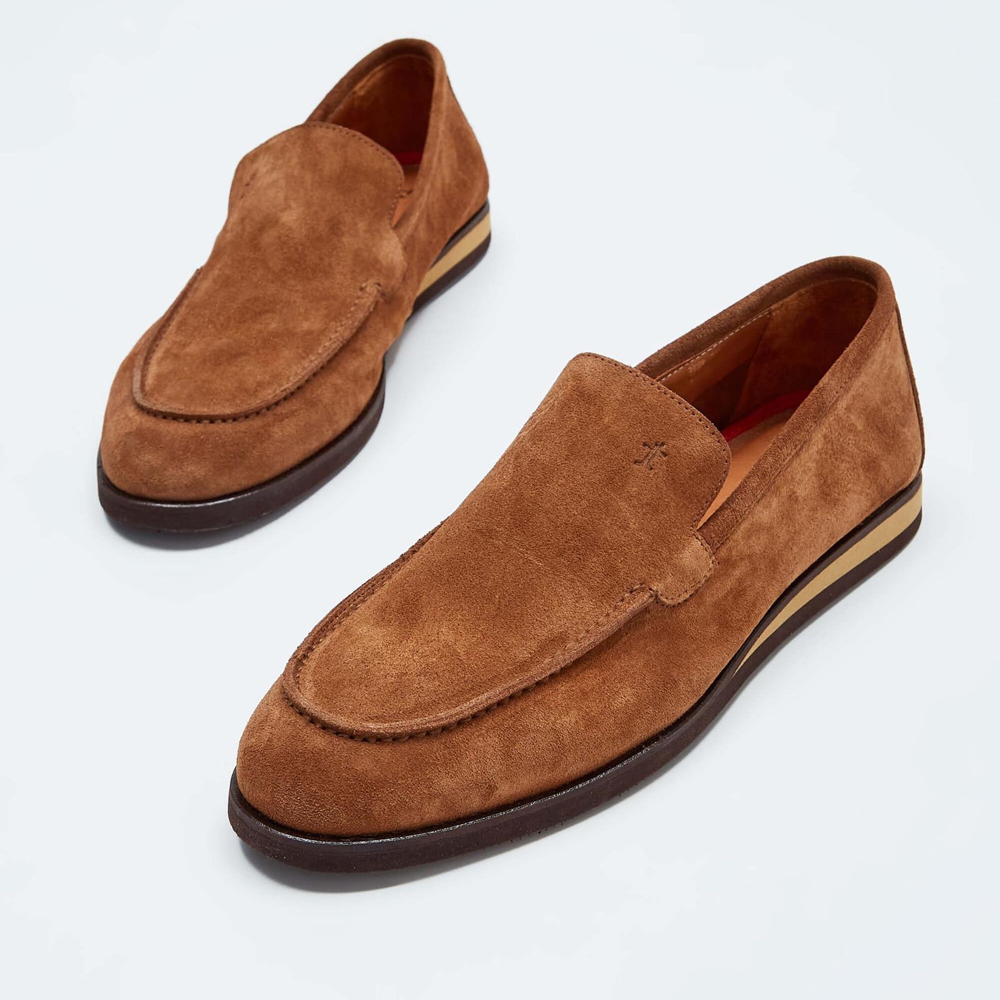 Tamer Tanca Erkek Hakiki Deri Tarçın Loafer Ayakkabı