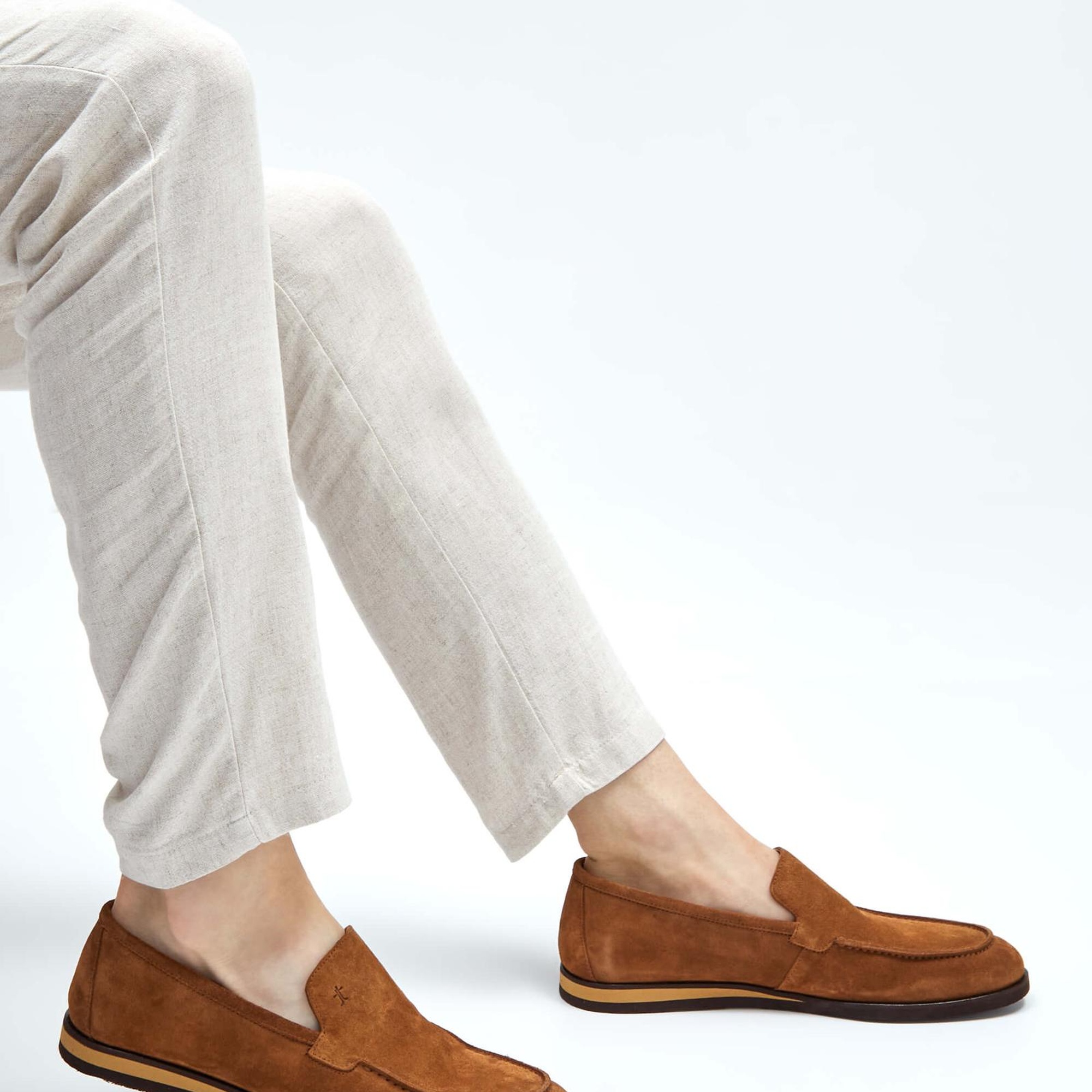 Tamer Tanca Erkek Hakiki Deri Tarçın Loafer Ayakkabı