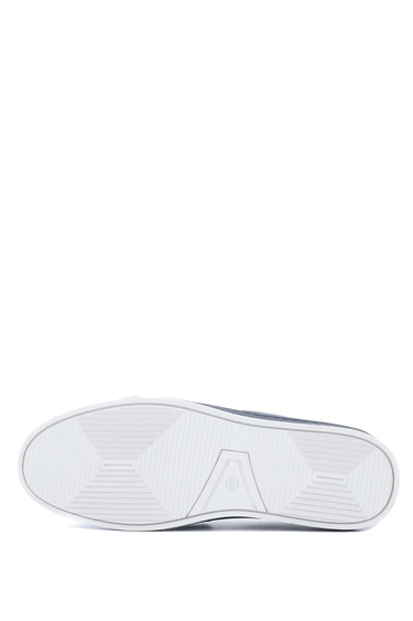  Tamer Tanca Erkek Hakiki Deri Lacivert Loafer Ayakkabı