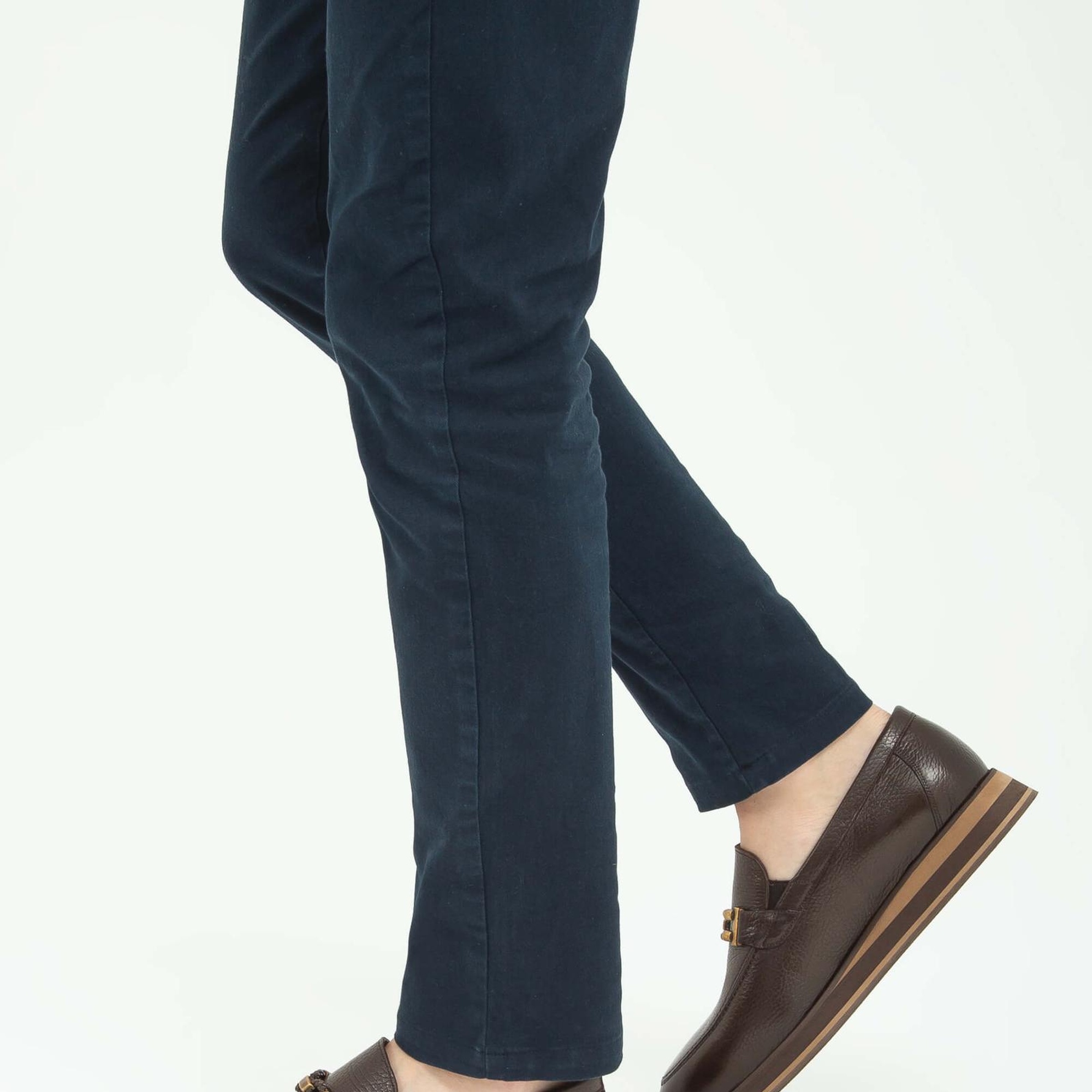 Tamer Tanca Erkek Hakiki Deri Kahverengi Loafer Ayakkabı