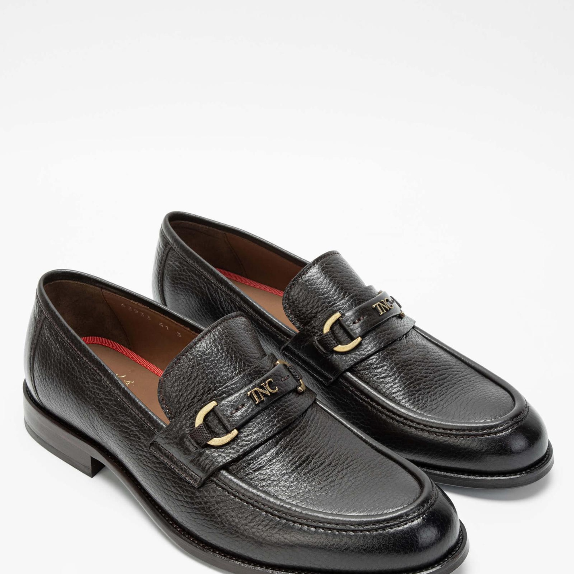 Tamer Tanca Erkek Hakiki Deri Kahverengi Loafer Ayakkabı