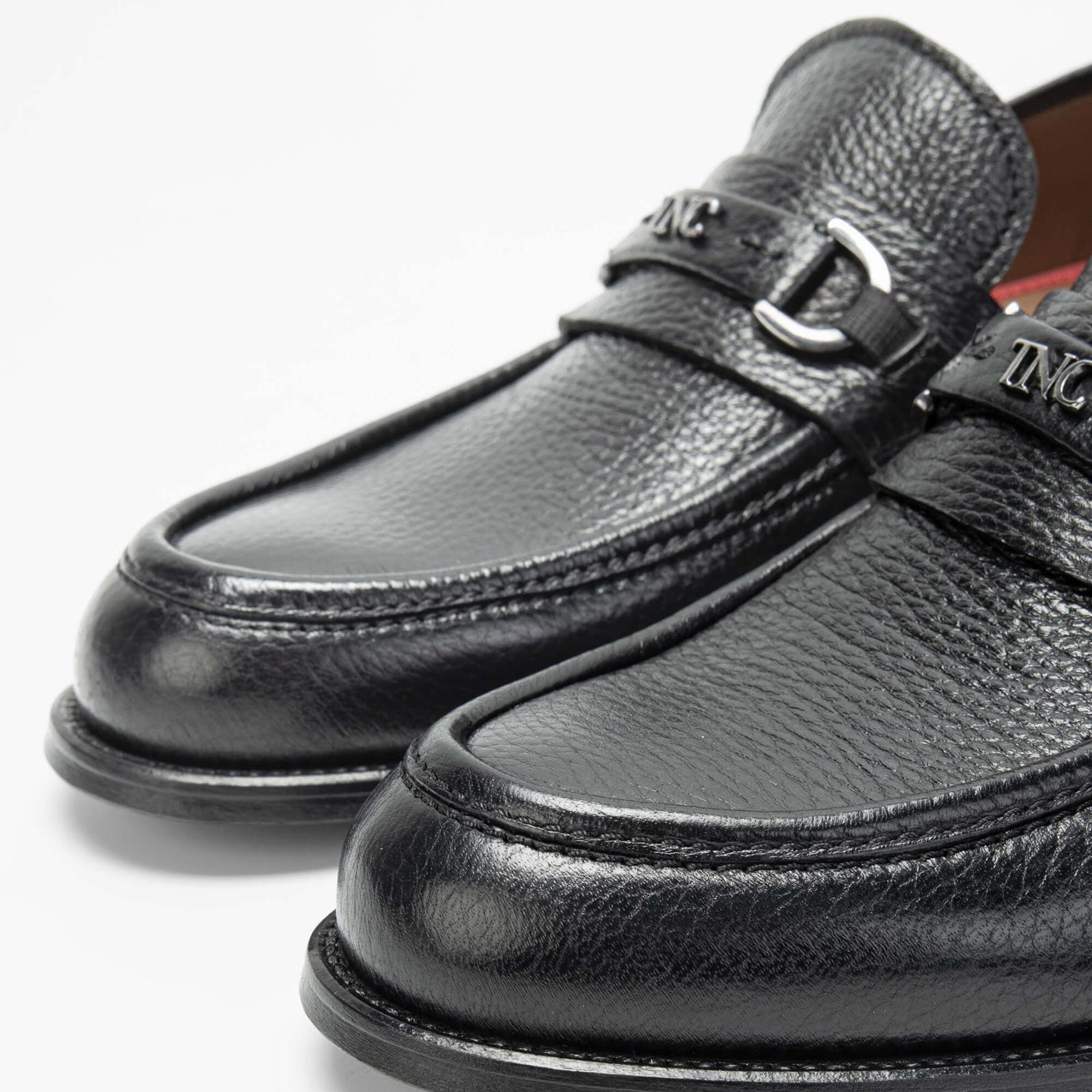 Tamer Tanca Erkek Hakiki Deri Siyah Loafer Ayakkabı