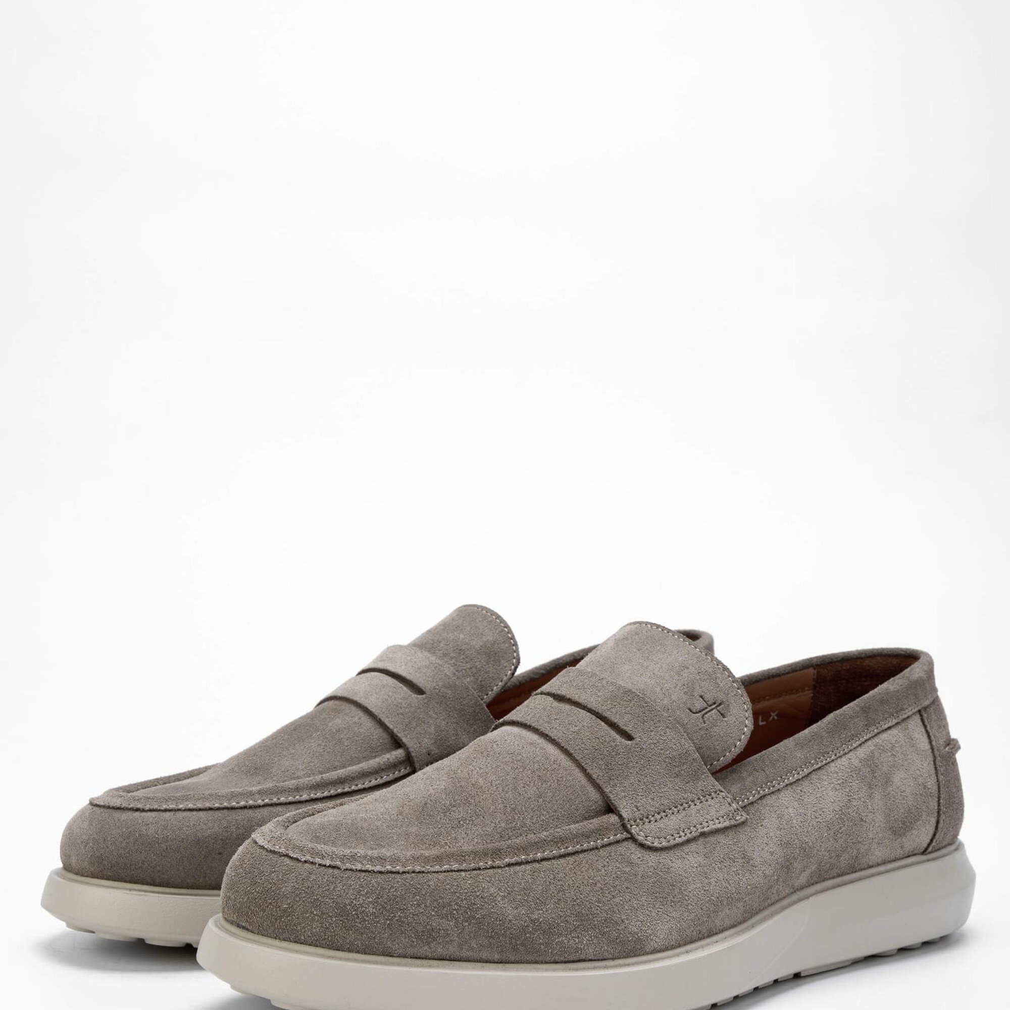 Tamer Tanca Erkek Hakiki Deri Bej Loafer Ayakkabı