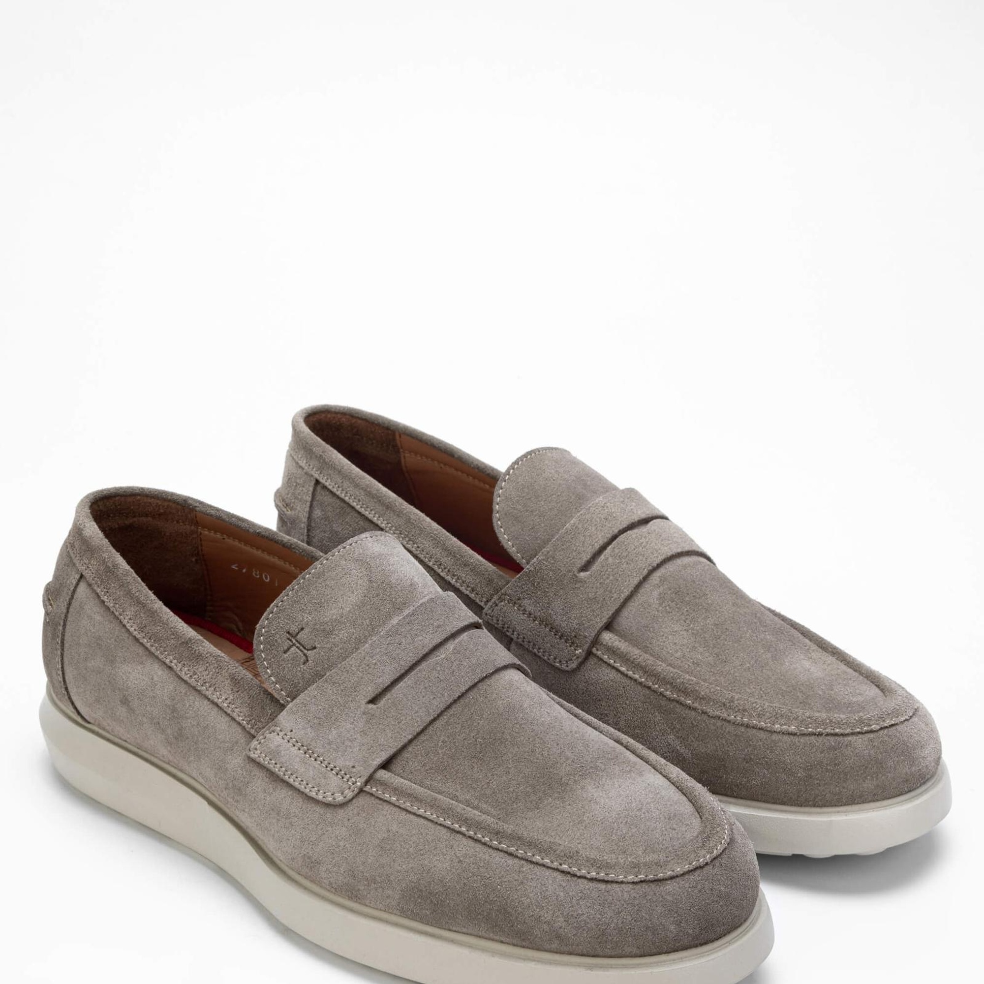 Tamer Tanca Erkek Hakiki Deri Bej Loafer Ayakkabı