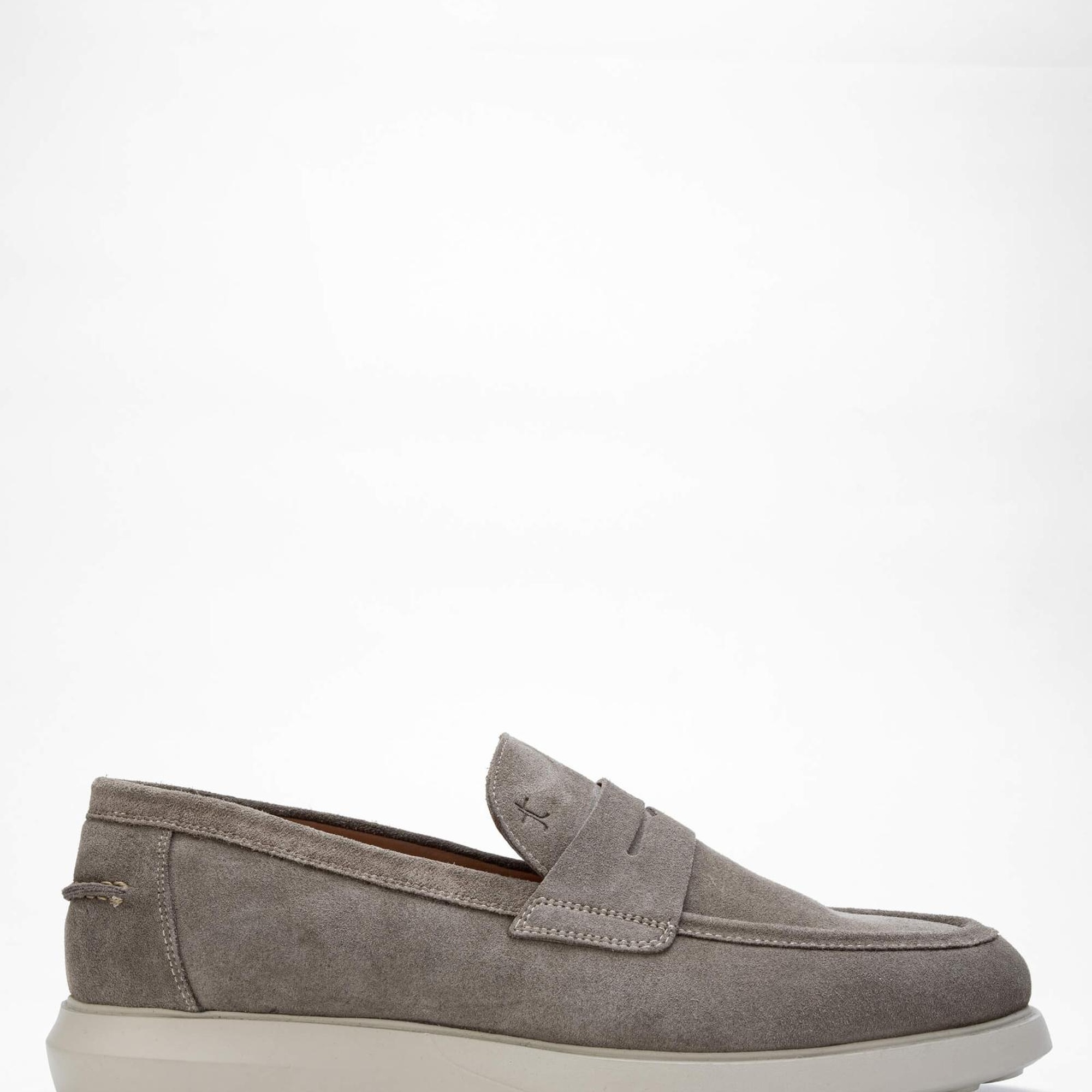 Tamer Tanca Erkek Hakiki Deri Bej Loafer Ayakkabı