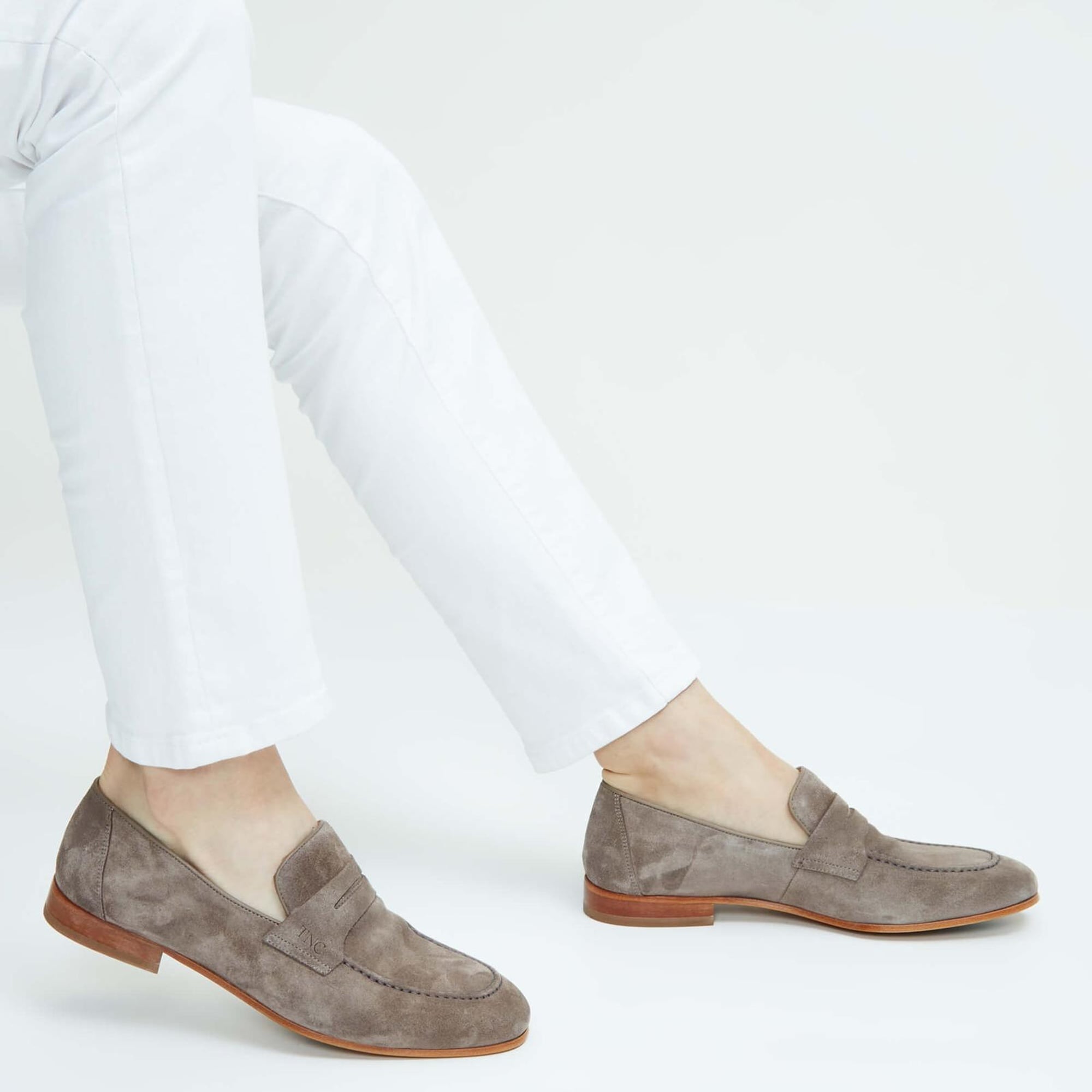 Tamer Tanca Erkek Hakiki Deri Kahverengi Loafer Ayakkabı