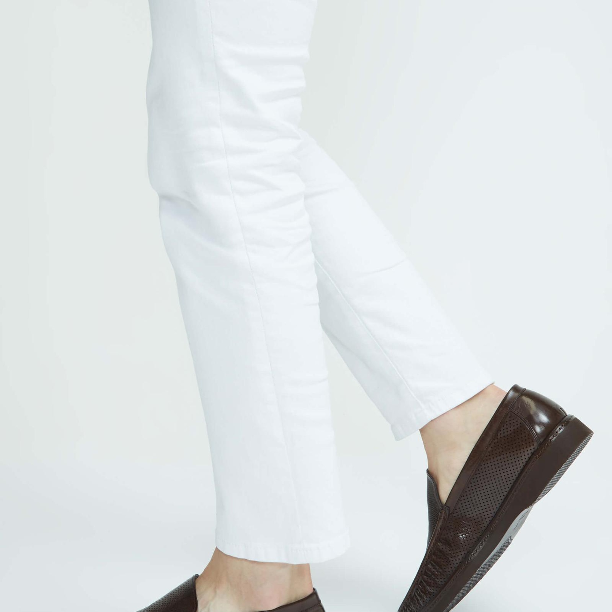 Tamer Tanca Erkek Hakiki Deri Kahverengi Loafer Ayakkabı