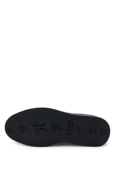  Tamer Tanca Erkek Hakiki Deri Siyah Loafer Ayakkabı