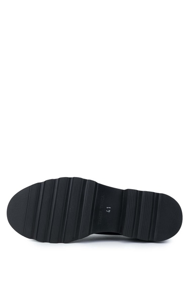  Tamer Tanca Erkek Hakiki Lacivert Casual Deri Ayakkabı