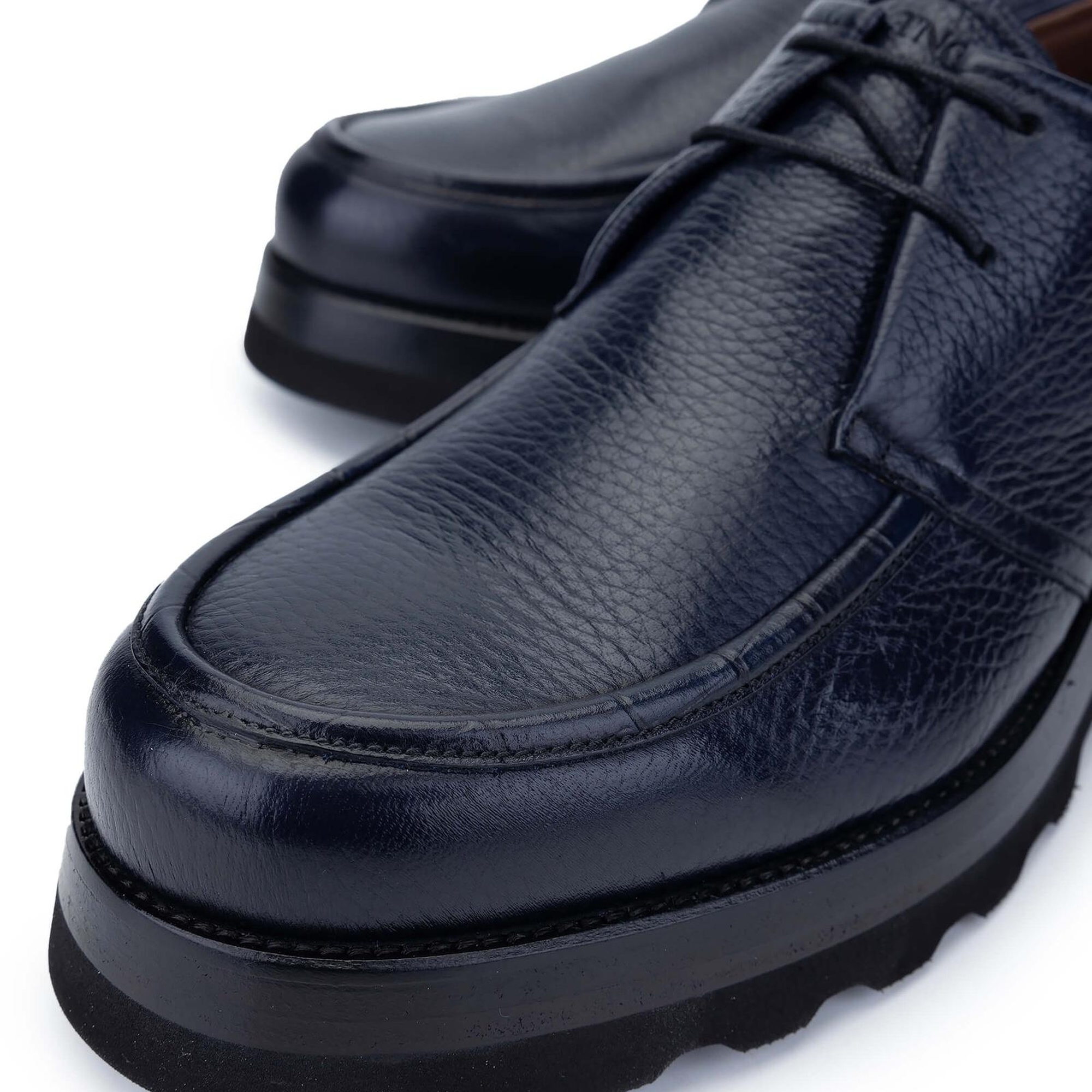 Tamer Tanca Erkek Hakiki Lacivert Casual Deri Ayakkabı