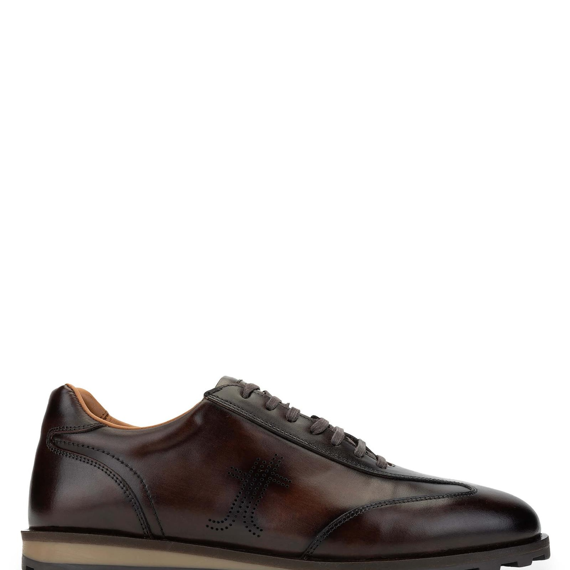 Tamer Tanca Erkek Hakiki Deri Kahverengi Casual Ayakkabı