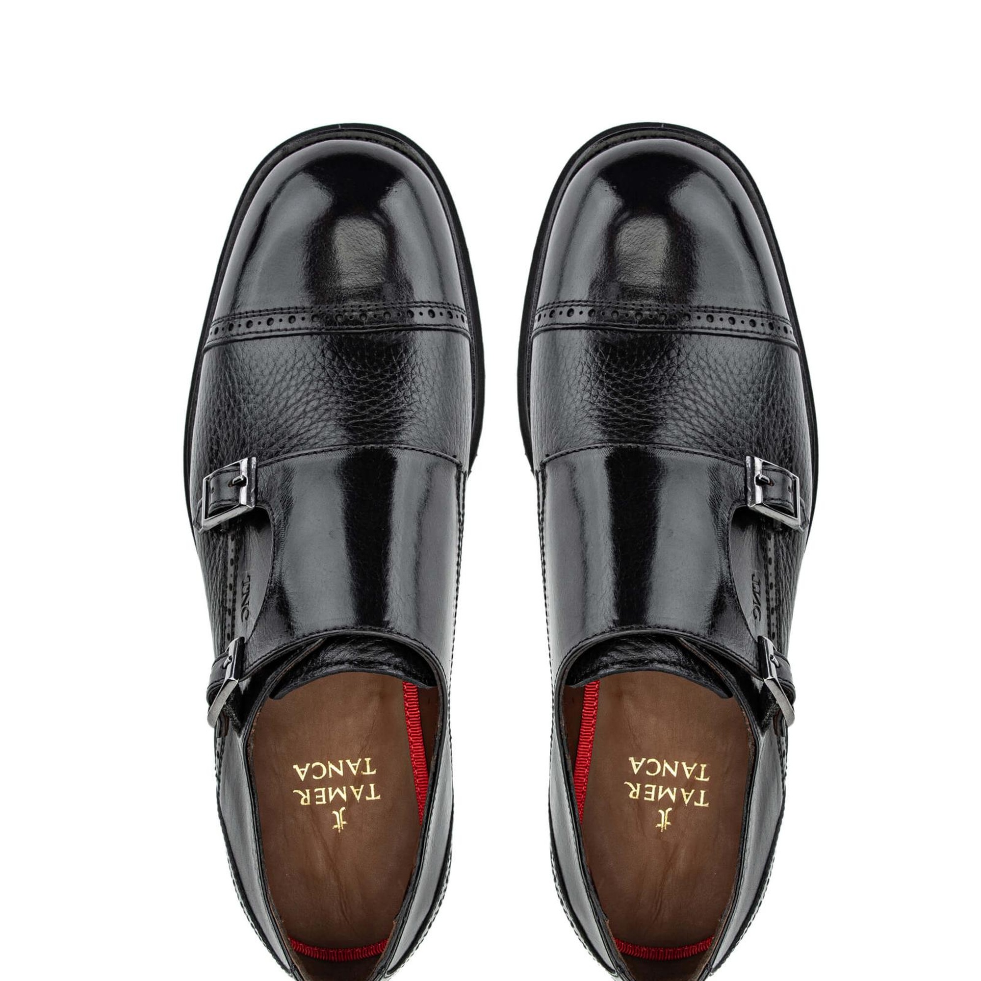 Tamer Tanca Erkek Hakiki Deri Casual Siyah Ayakkabı