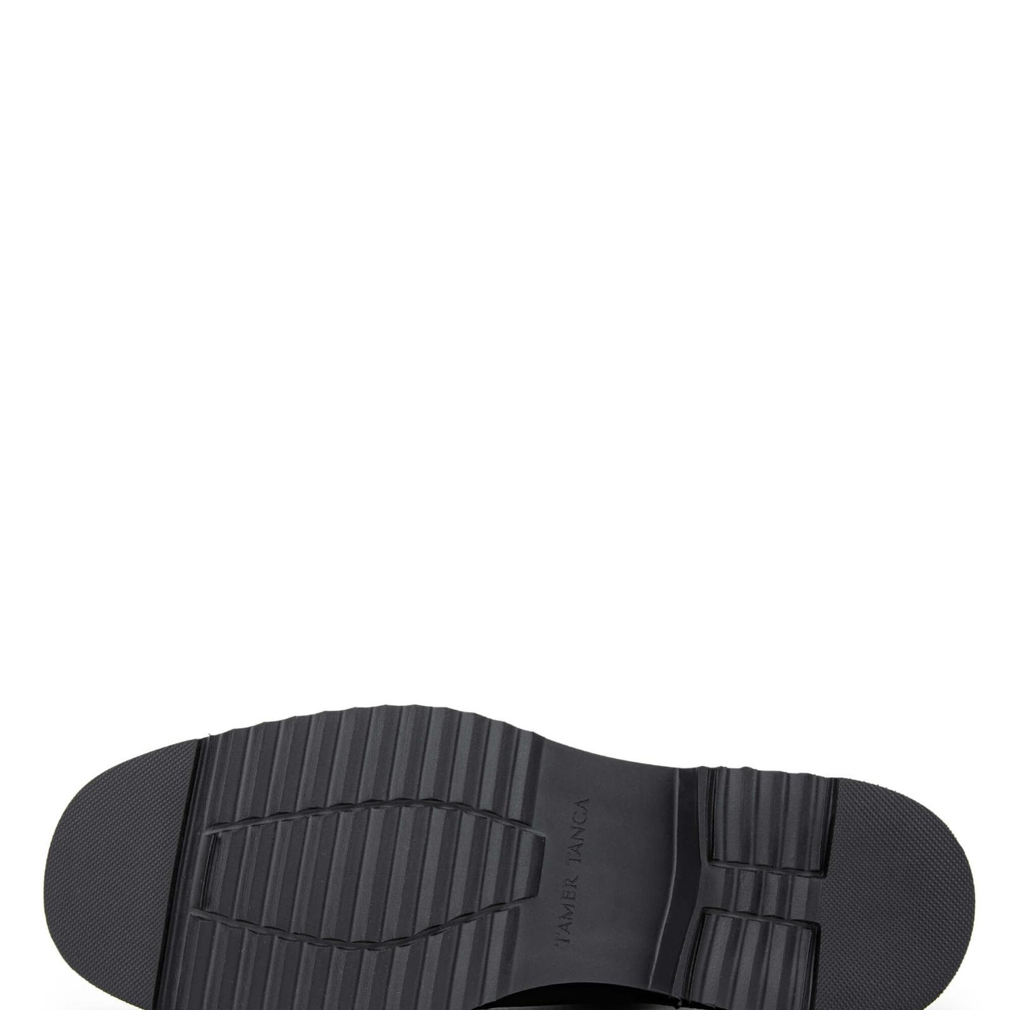 Tamer Tanca Erkek Hakiki Deri Casual Siyah Ayakkabı