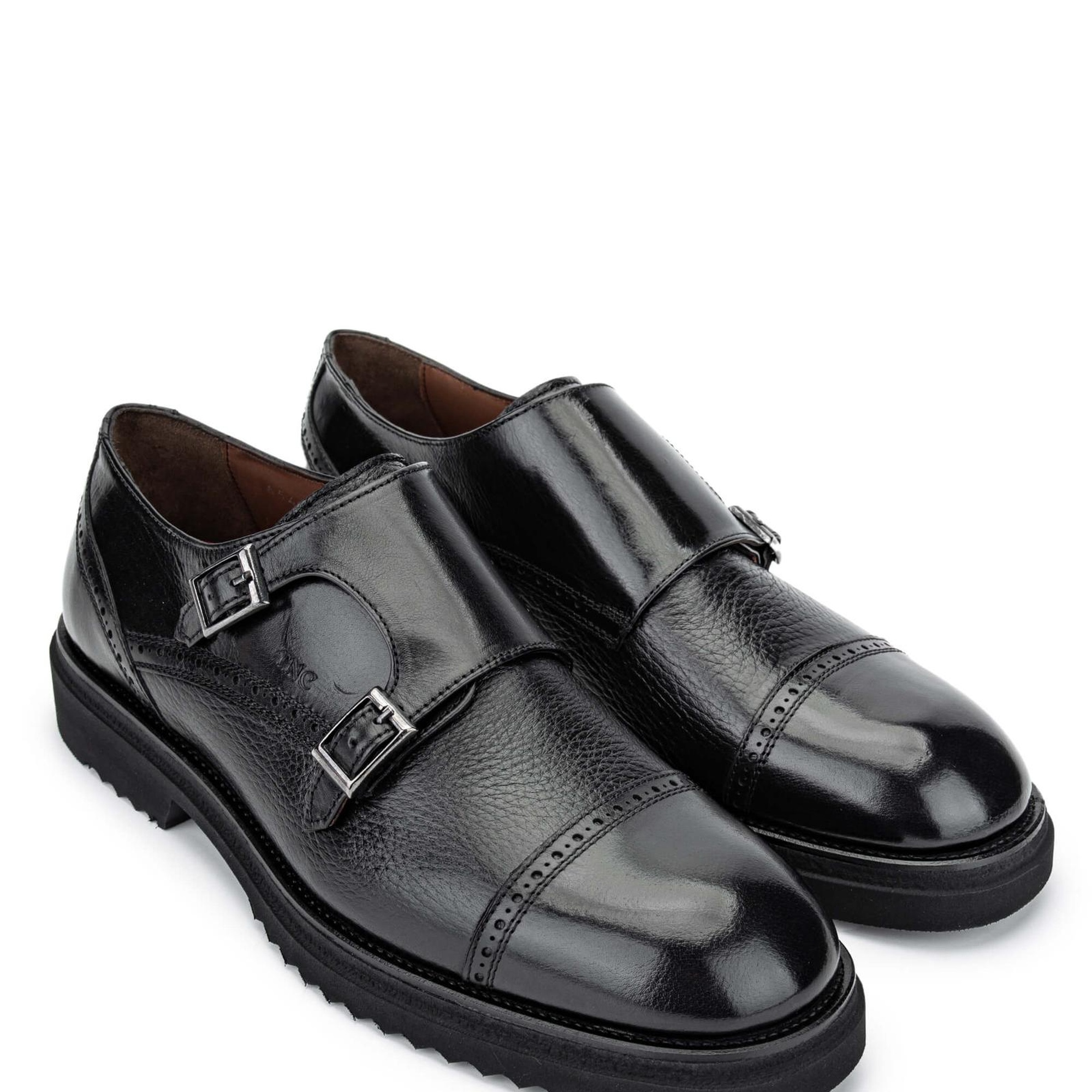 Tamer Tanca Erkek Hakiki Deri Casual Siyah Ayakkabı