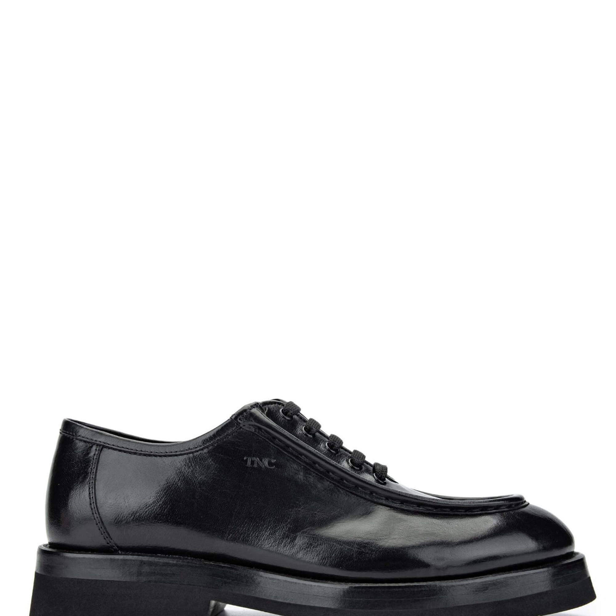 Tamer Tanca Erkek Hakiki Deri Casual Siyah Ayakkabı