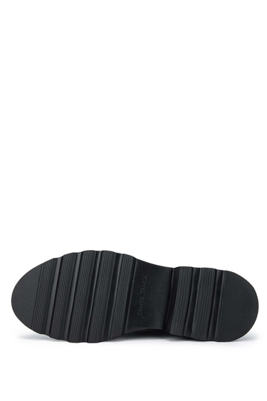  Tamer Tanca Erkek Hakiki Deri Casual Siyah Ayakkabı