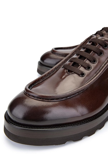  Tamer Tanca Erkek Hakiki Deri Casual Taba Bufalo Ayakkabı