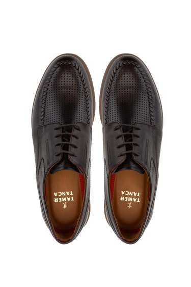  Tamer Tanca Erkek Hakiki Deri Kahverengi Casual Ayakkabı