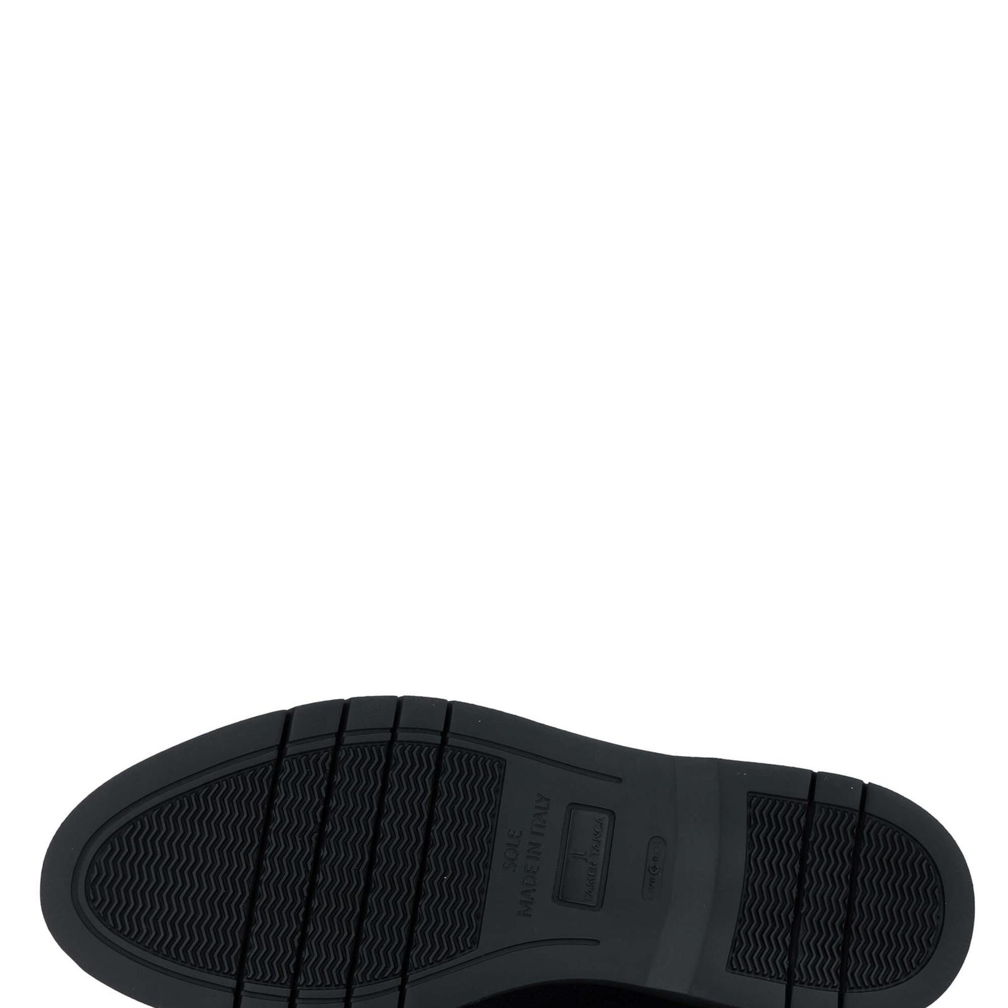 Tamer Tanca Erkek Hakiki Deri Siyah Casual Ayakkabı