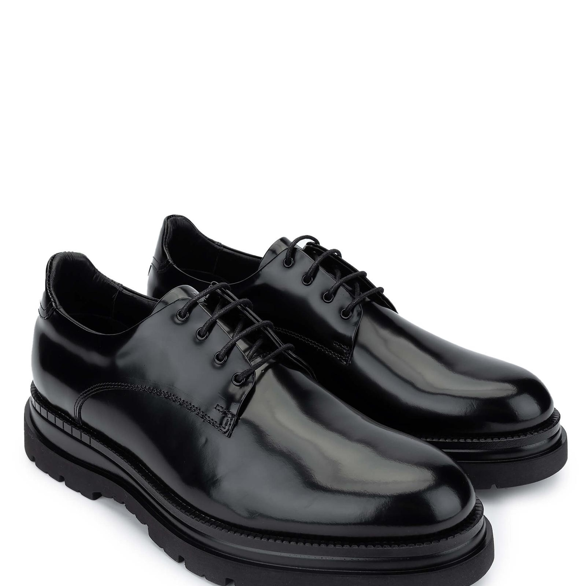 Tamer Tanca Erkek Hakiki Deri Siyah Açma Casual Ayakkabı