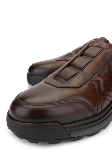  Tamer Tanca Erkek Hakiki Deri Taba Casual Ayakkabı