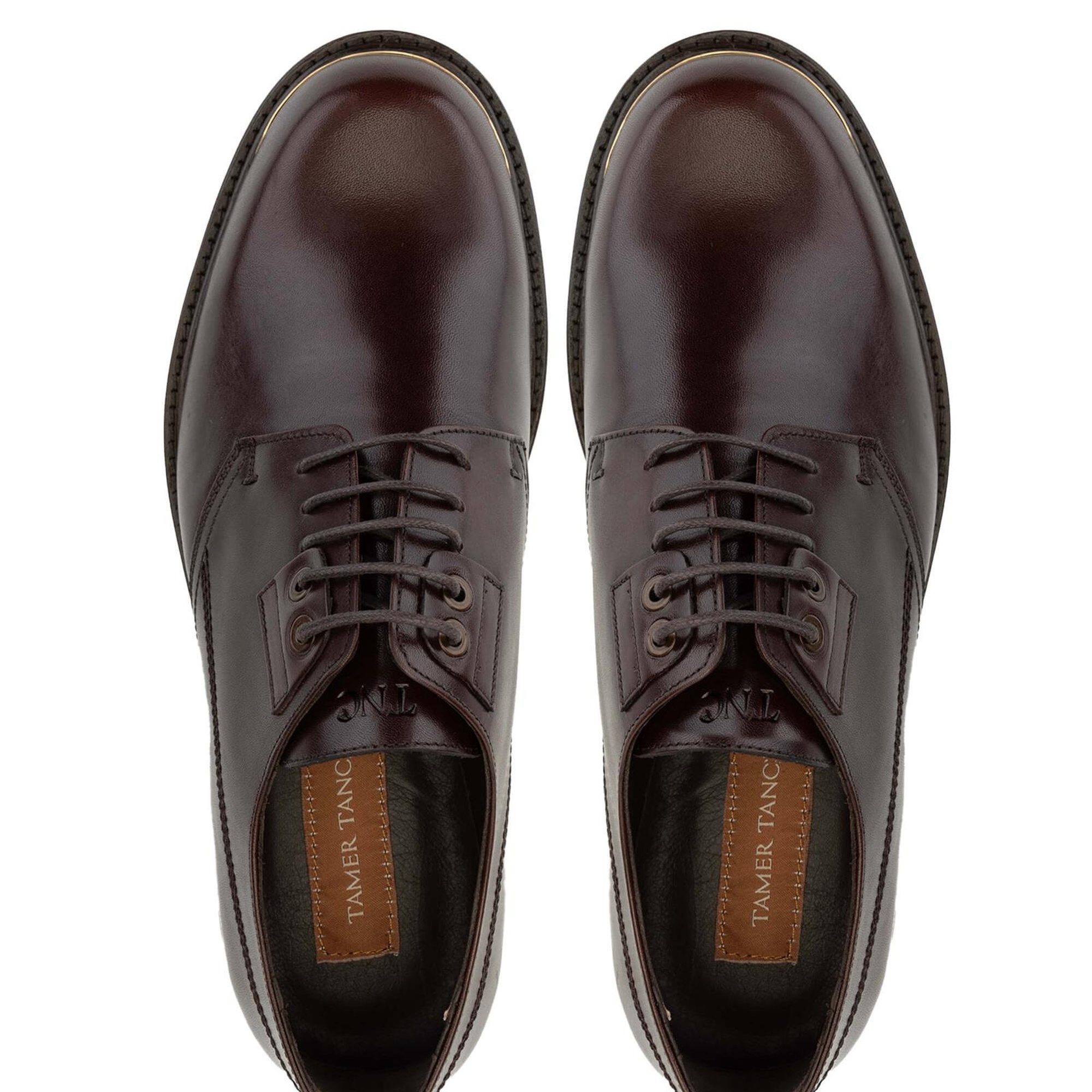 Tamer Tanca Erkek Hakiki Deri Kahverengi Casual Ayakkabı