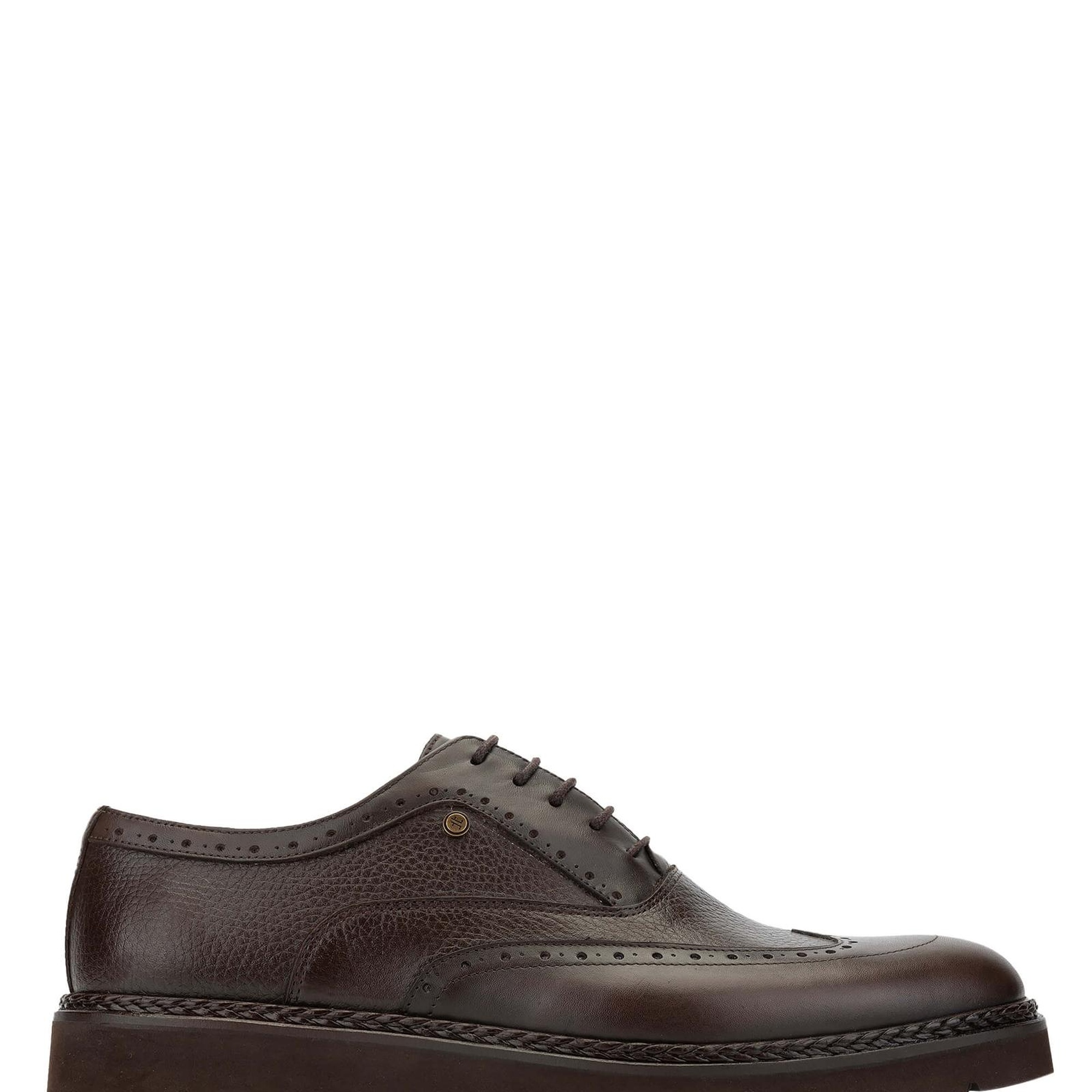 Tamer Tanca Erkek Hakiki Deri Kahverengi Casual Ayakkabı