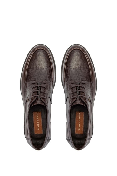  Tamer Tanca Erkek Hakiki Deri Kahverengi Casual Ayakkabı